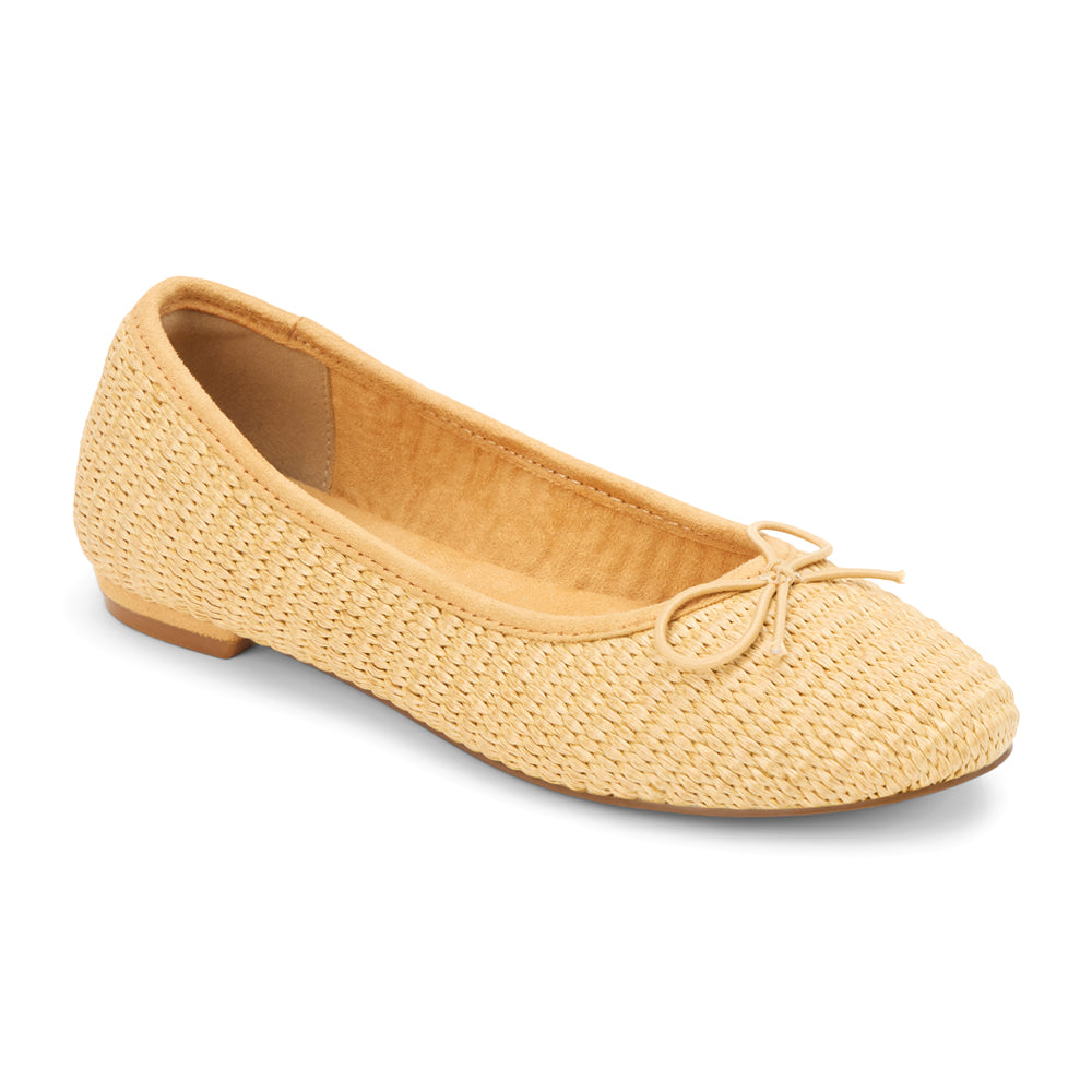 Donna Raffia Ballet Flats、mySite、gtrtttuynbv