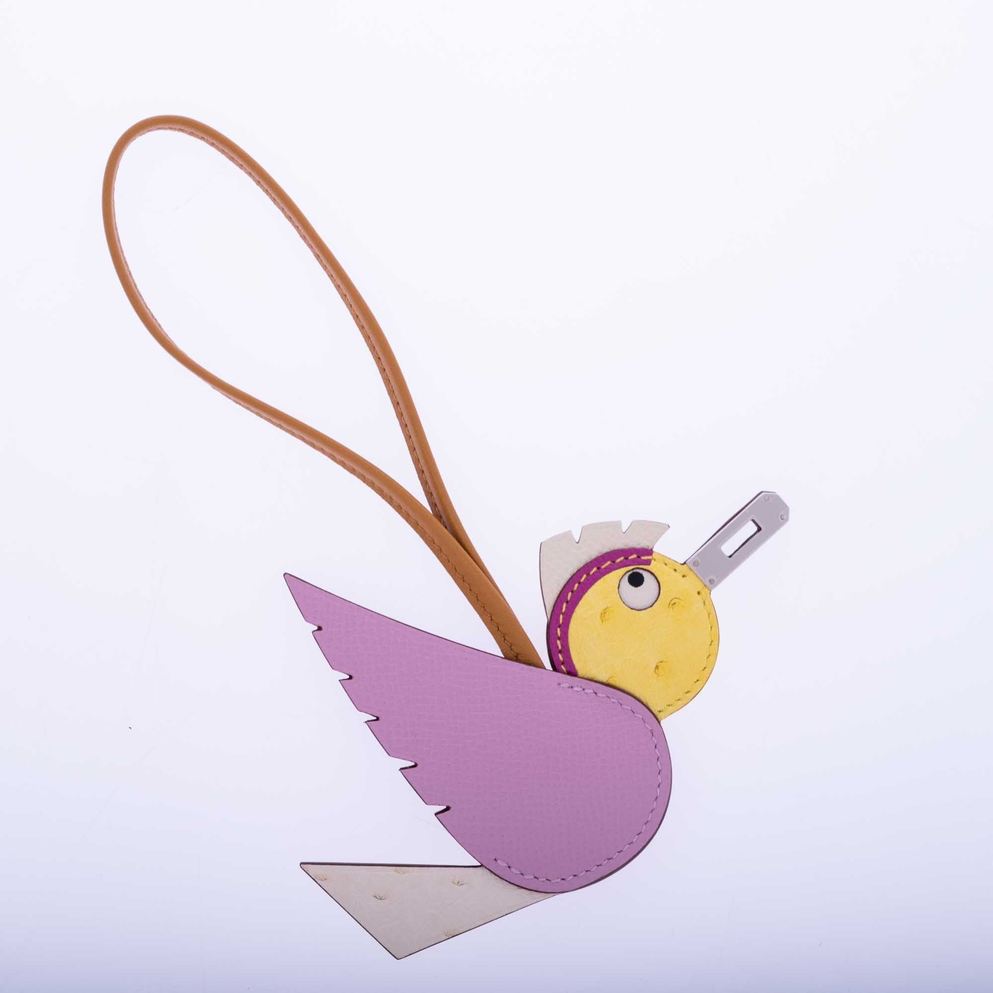 Hermès Mauve Sylvestre, Natural, Jaune Citron, Magenta and Nata Epsom, Ostrich, Chèvre Mysore, Milo Lambskin and Swift Birdy Charm Palladium Hardware、mySite、garminoutage.com