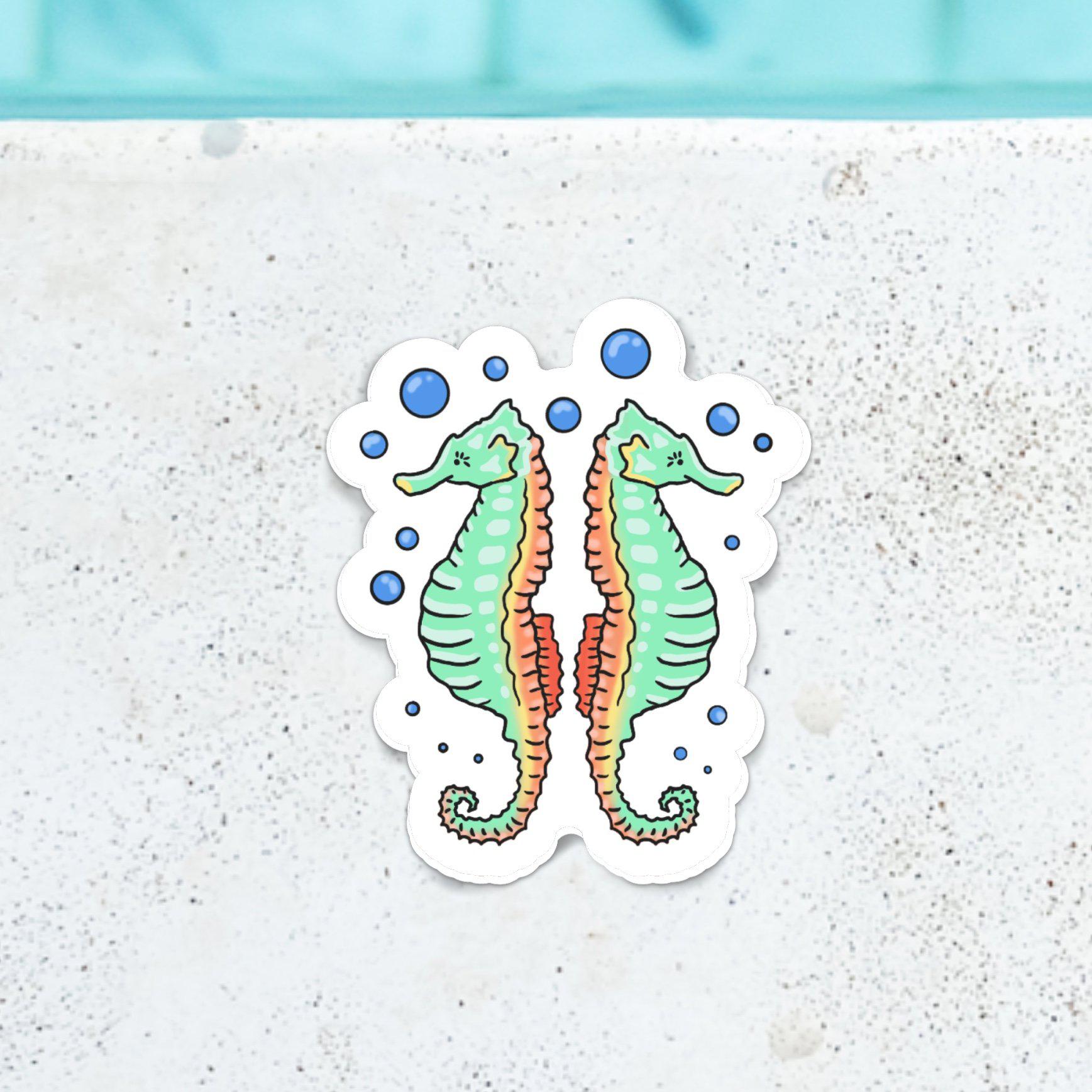  Sea Horses Summer Sticker、mySite、elrpsem3k