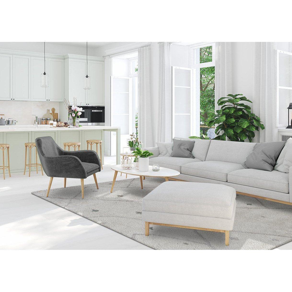 Arianna Light Gray Wool Handknotted Rug、mySite、gigharbornorthrealestate