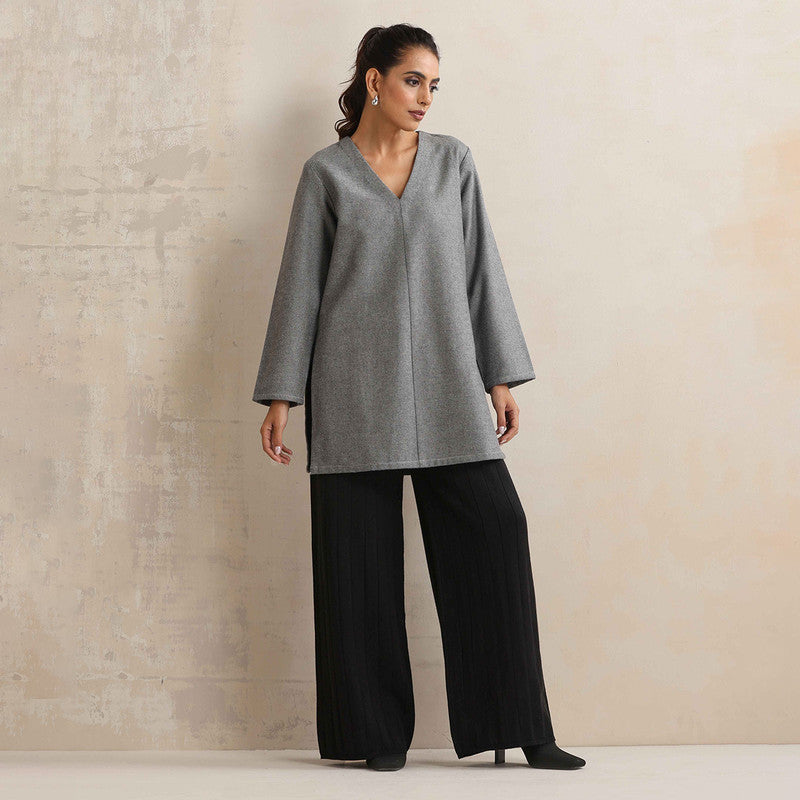 Cotton Solid Short Kurta For Women | Black、mySite、camillekostekn