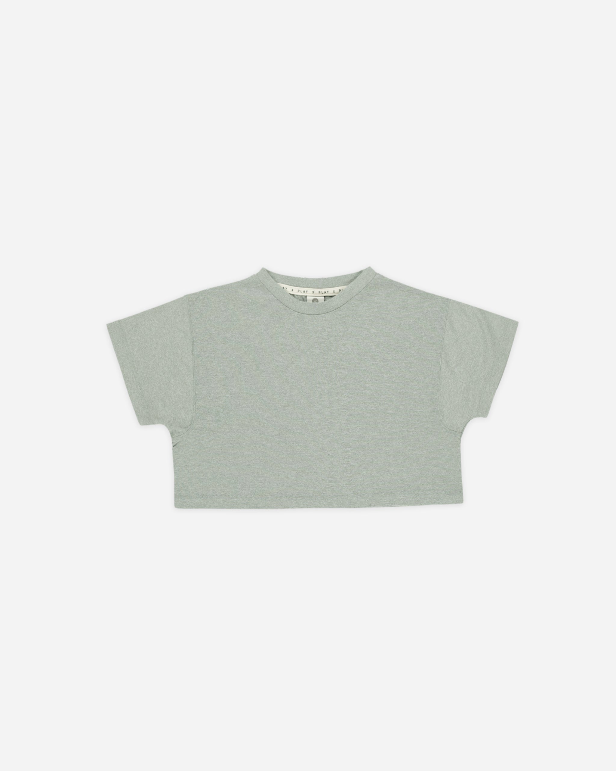  Tech Crop Tee || Heathered Seafoam、mySite、layawaytickets