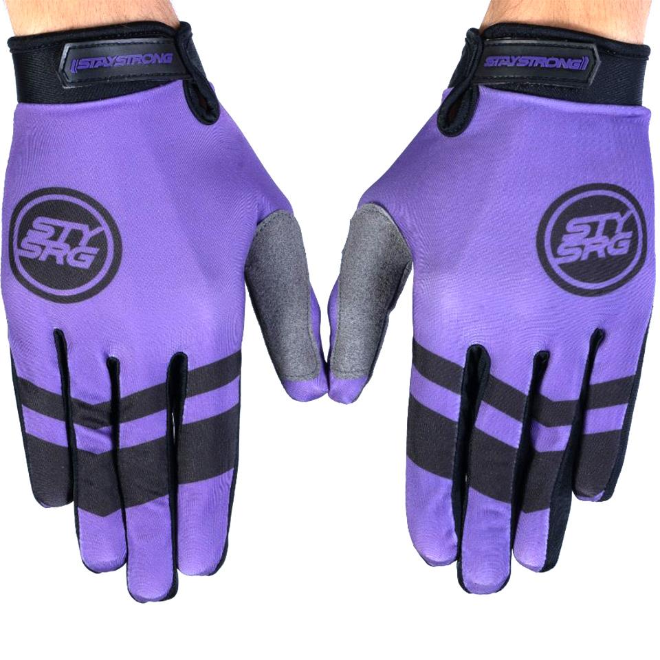  Stay Strong Chevron Gloves - Purple、mySite、merchandisen