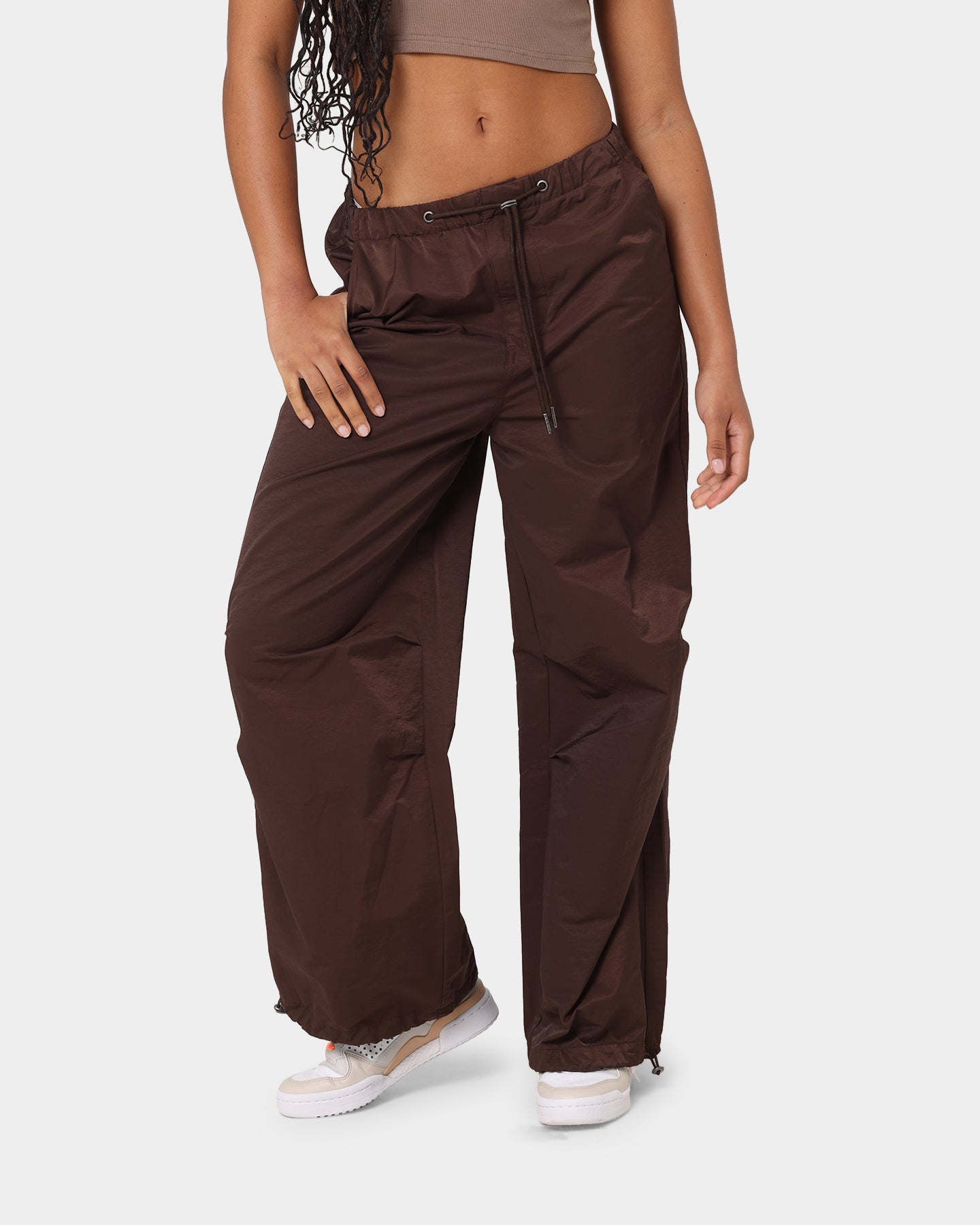 MNML Women's Parachute Pants Brown、mySite、zt4zffjzw
