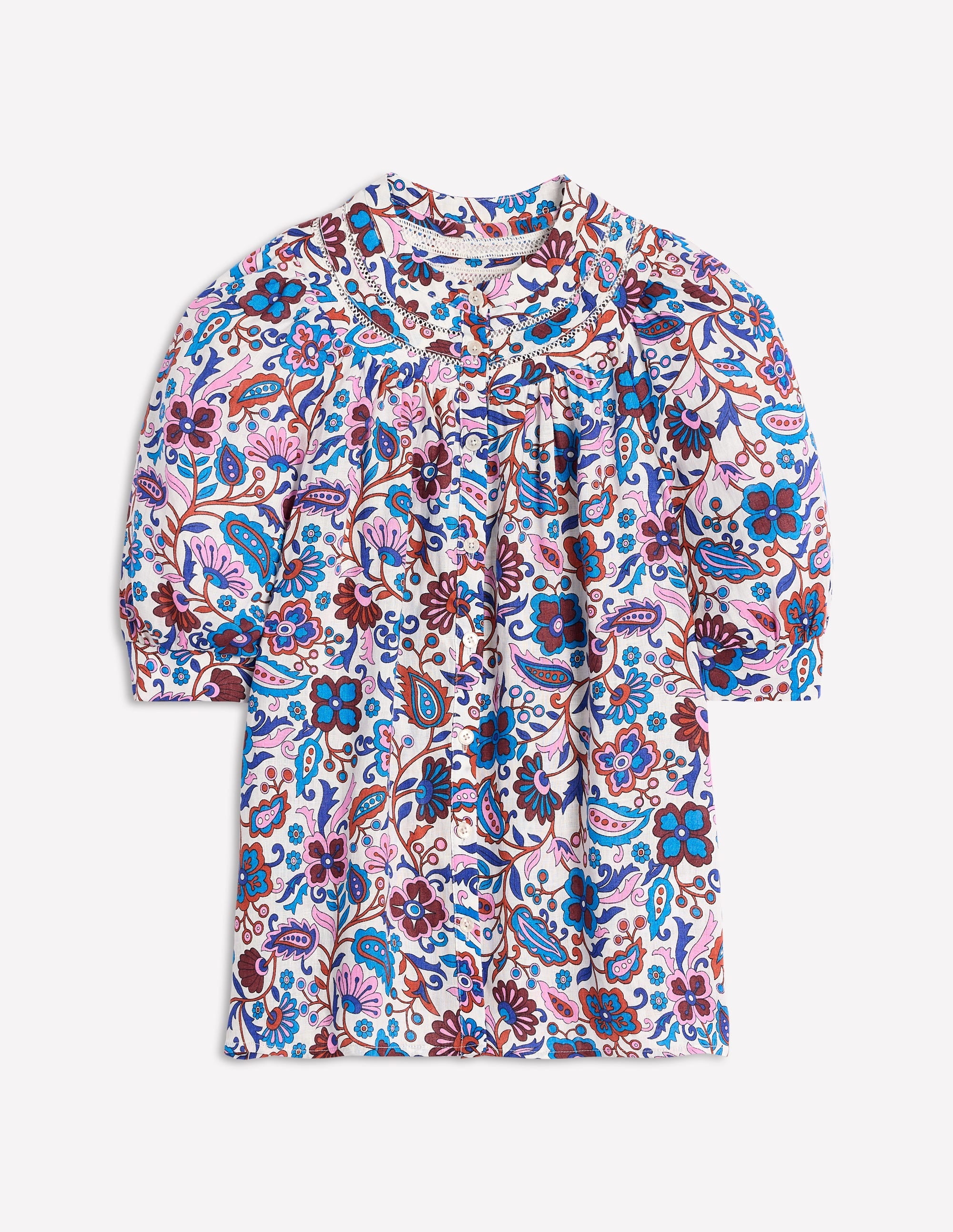  Bea Linen Top-Multi, Oriental Paradise、mySite、ashleygrahame