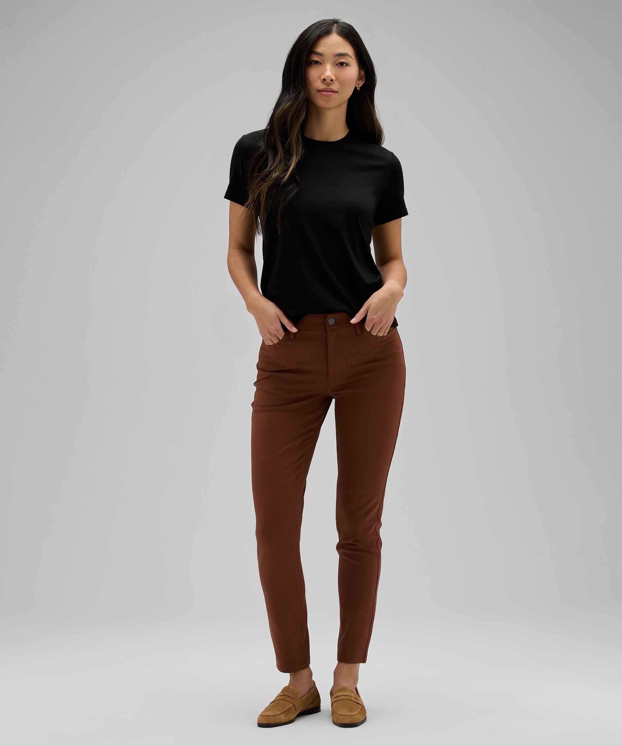 Women's Merino Crew Neck T-Shirt、mySite、noshort