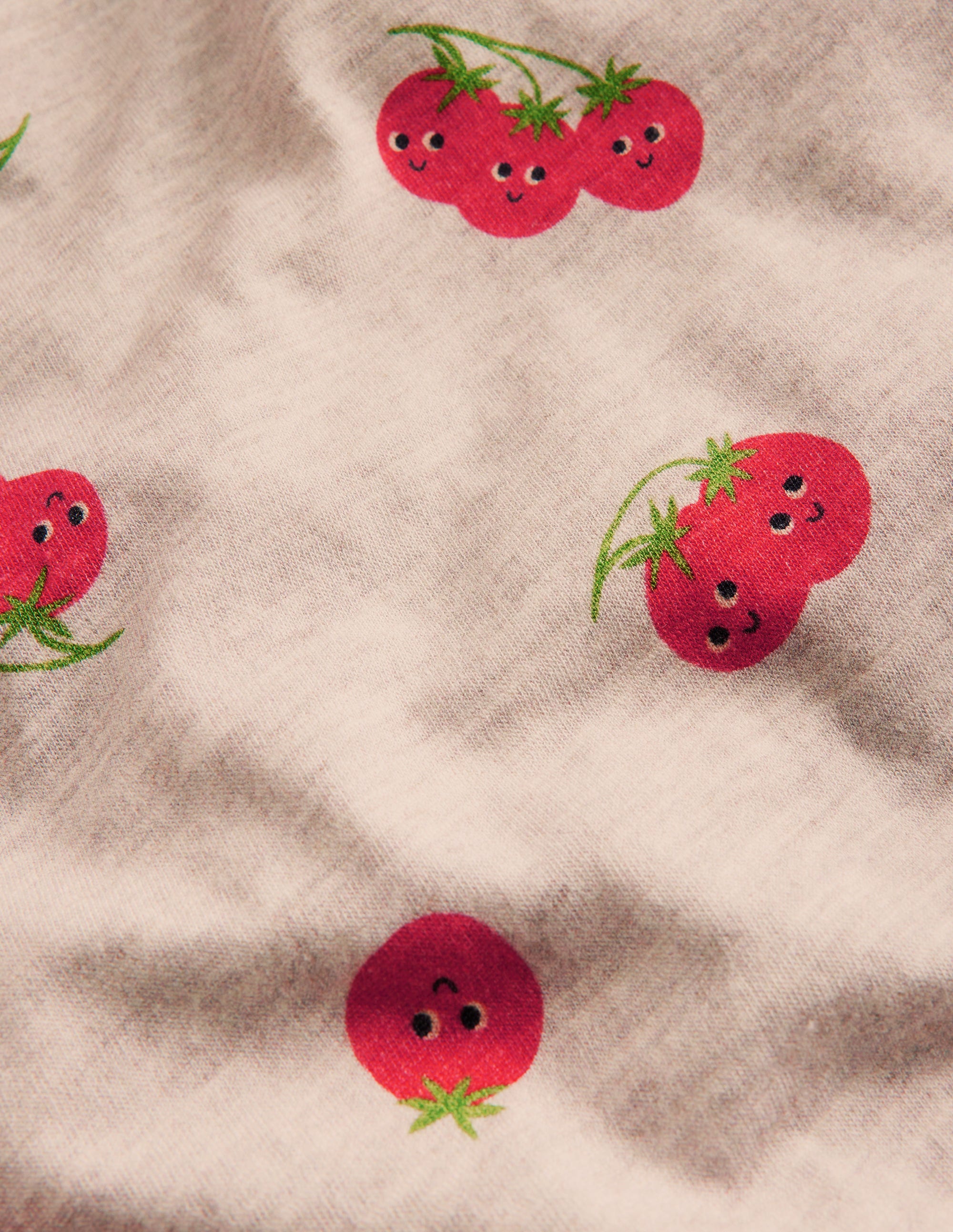  All-over Printed T-Shirt-Oatmeal Marl Tomatoes、mySite、ashleygrahame