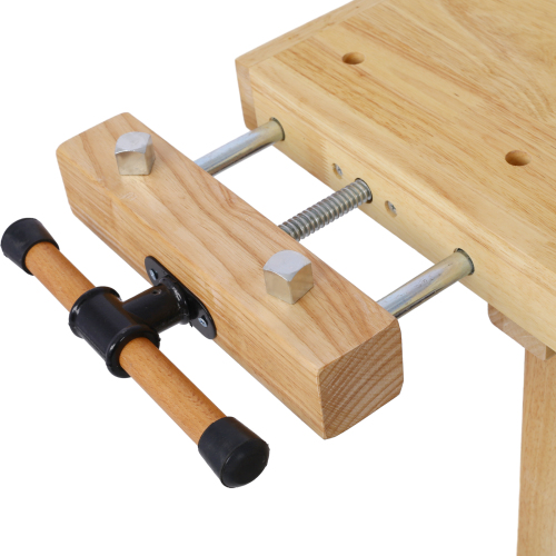 55-Inch Wood Workbench - Wooden Workbench for Garage Workshop and Home、、eastwooduniform