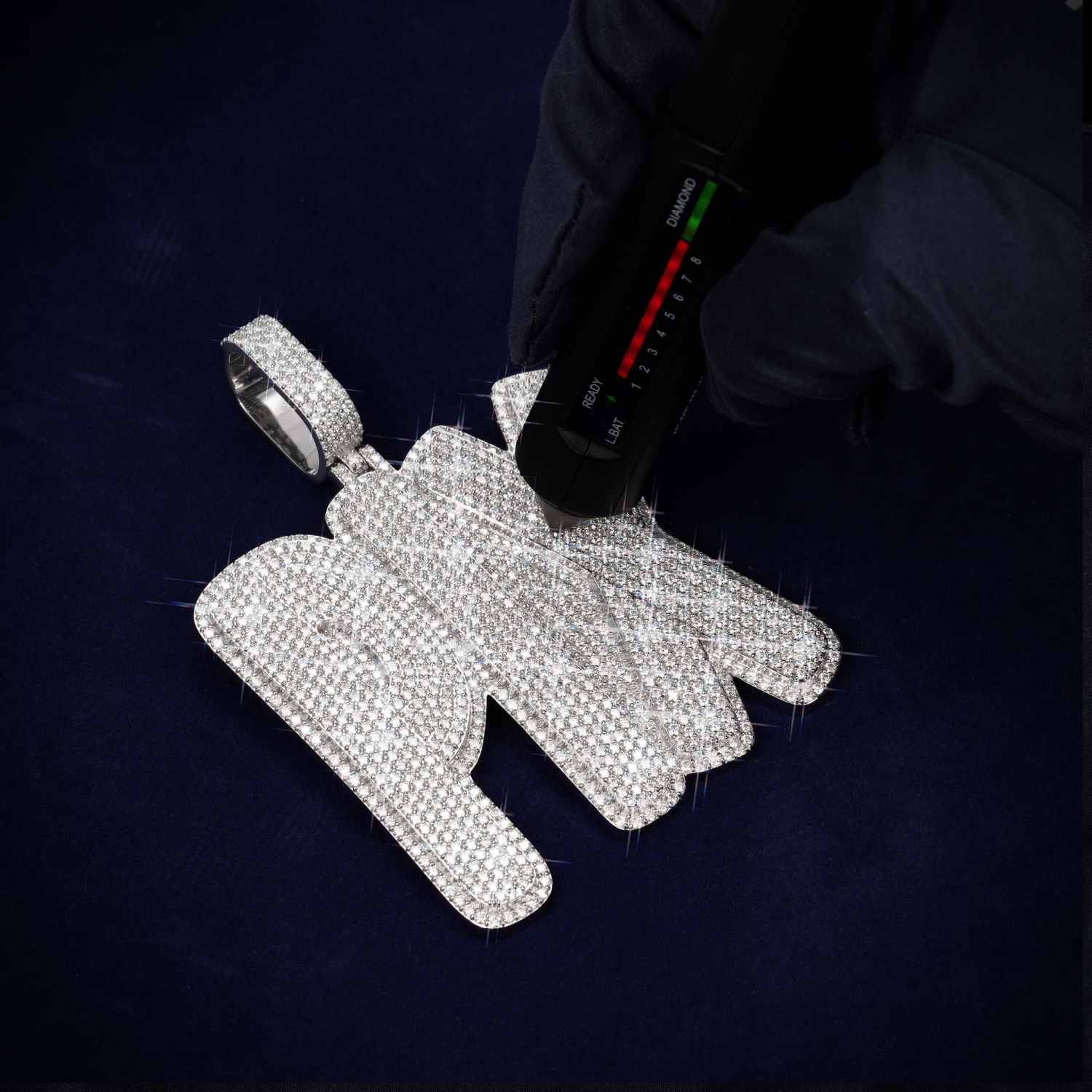 PIX Custom Moissanite Name Pendant 14K Gold、mySite、hinf8tx79