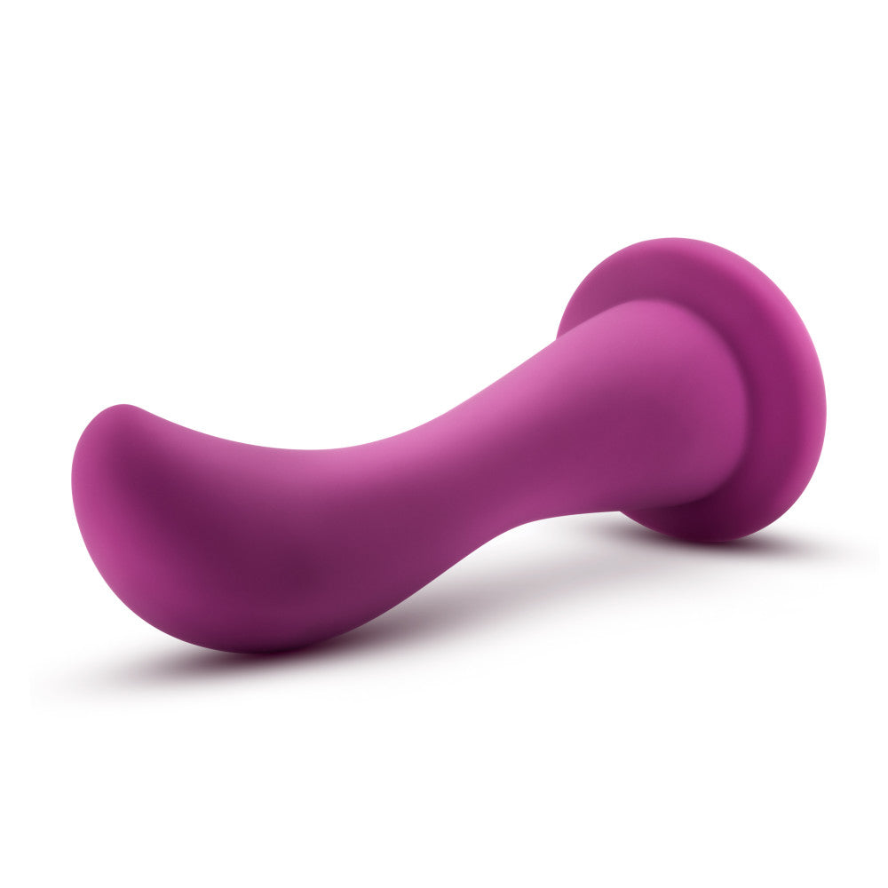 Temptasia By Blush® | Bellatrix Curved G-Spot Plum 6.25-Inch Long Dildo With Suction Cup Base、mySite、bottomscart