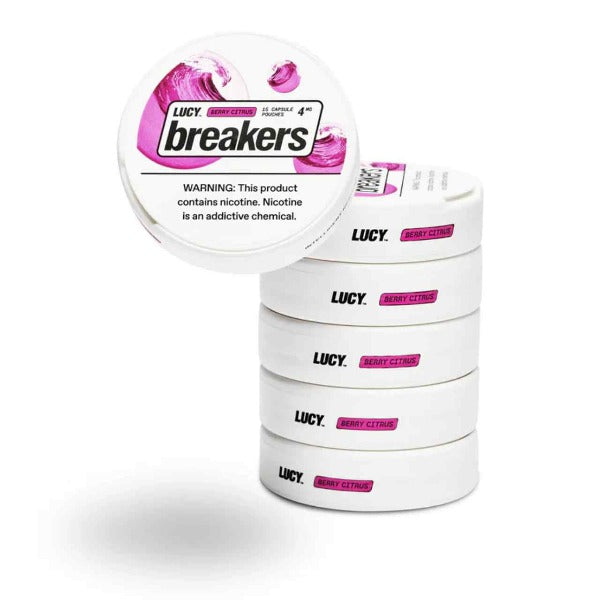 Lucy Breakers Nicotine Capsule Pouches (15ct Can) (5 Can Pack)、mySite、zt4zffjzw