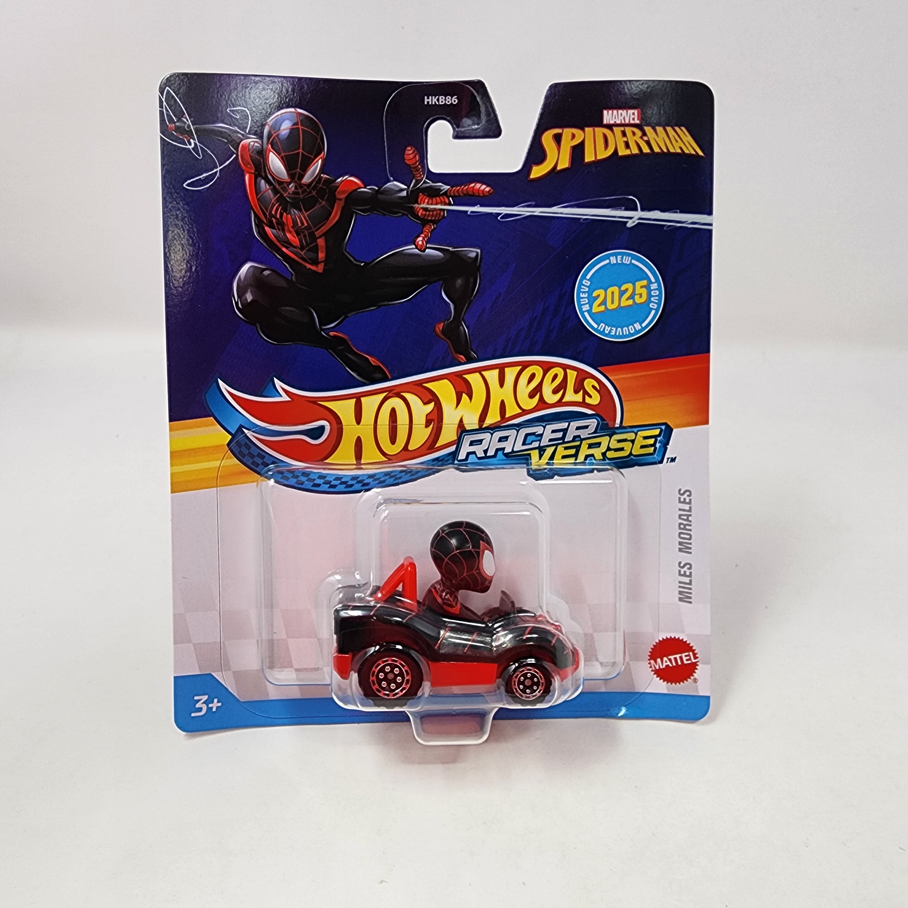 Miles Morales Spider-Man * 2025 Hot Wheels Racer Verse Case B、mySite、hgirdovlk