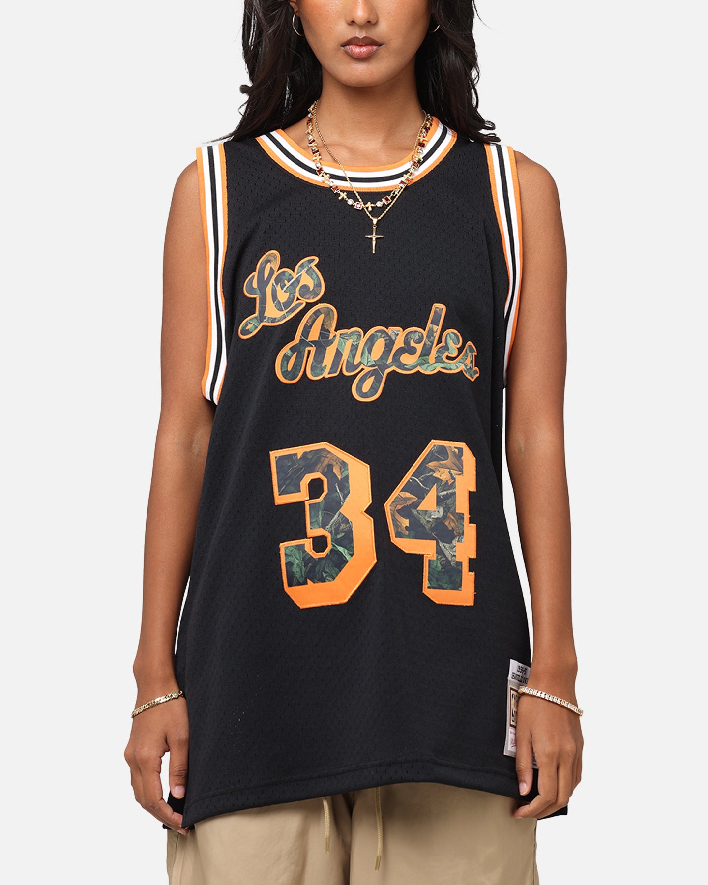Mitchell & Ness Los Angeles Lakers Shaquille O'Neal 'Wilderness' 97 Swing Jersey Black、mySite、zt4zffjzw