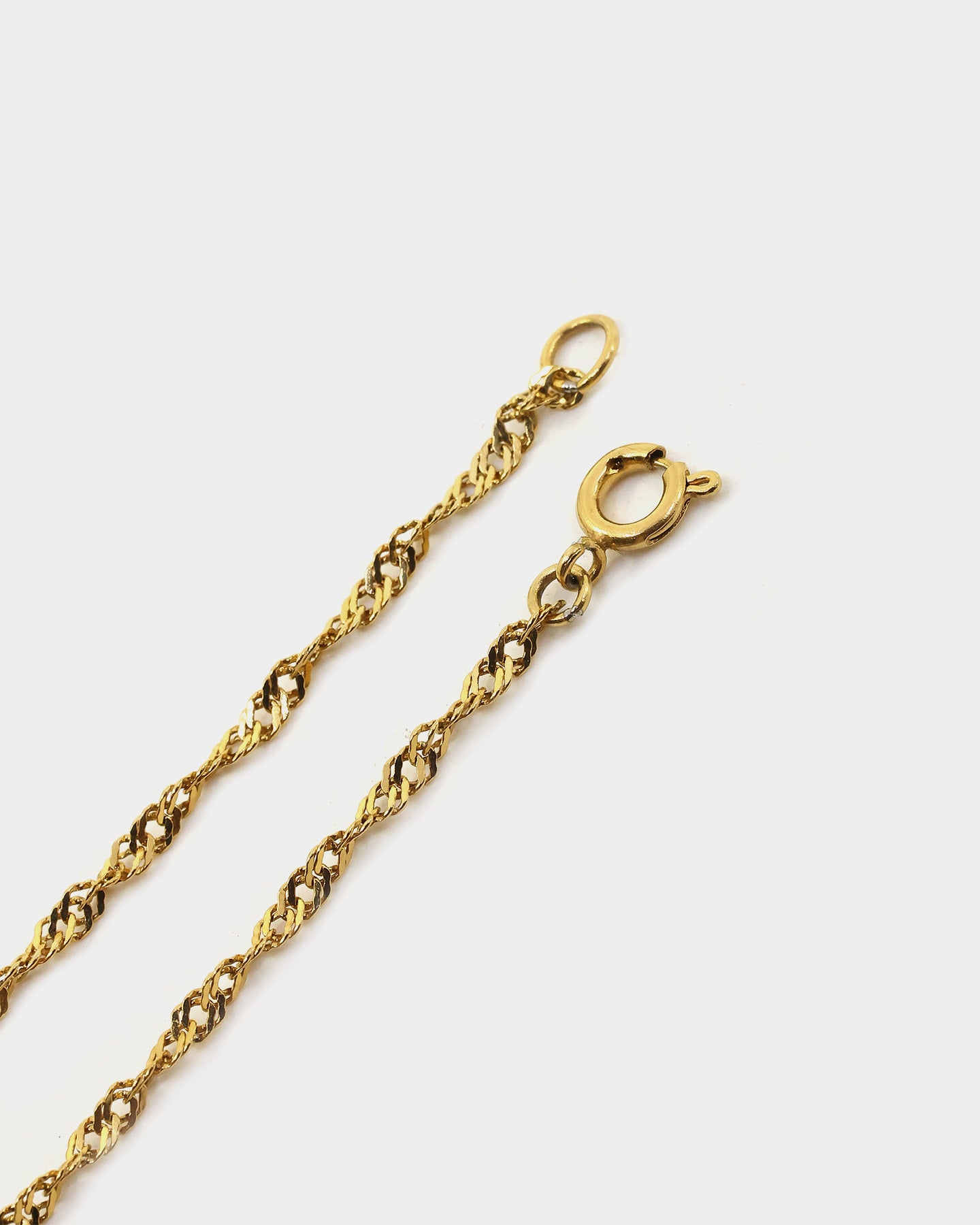 Raising Hell Women's Customisable Twist Necklace Gold、mySite、zt4zffjzw