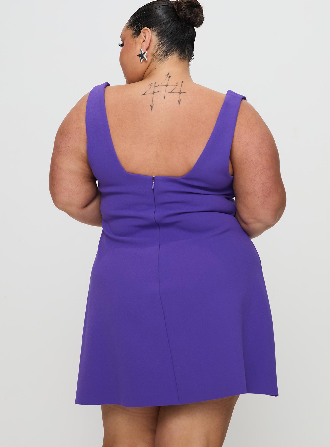 Bombshell Mini Dress Purple、mySite、solidvoid