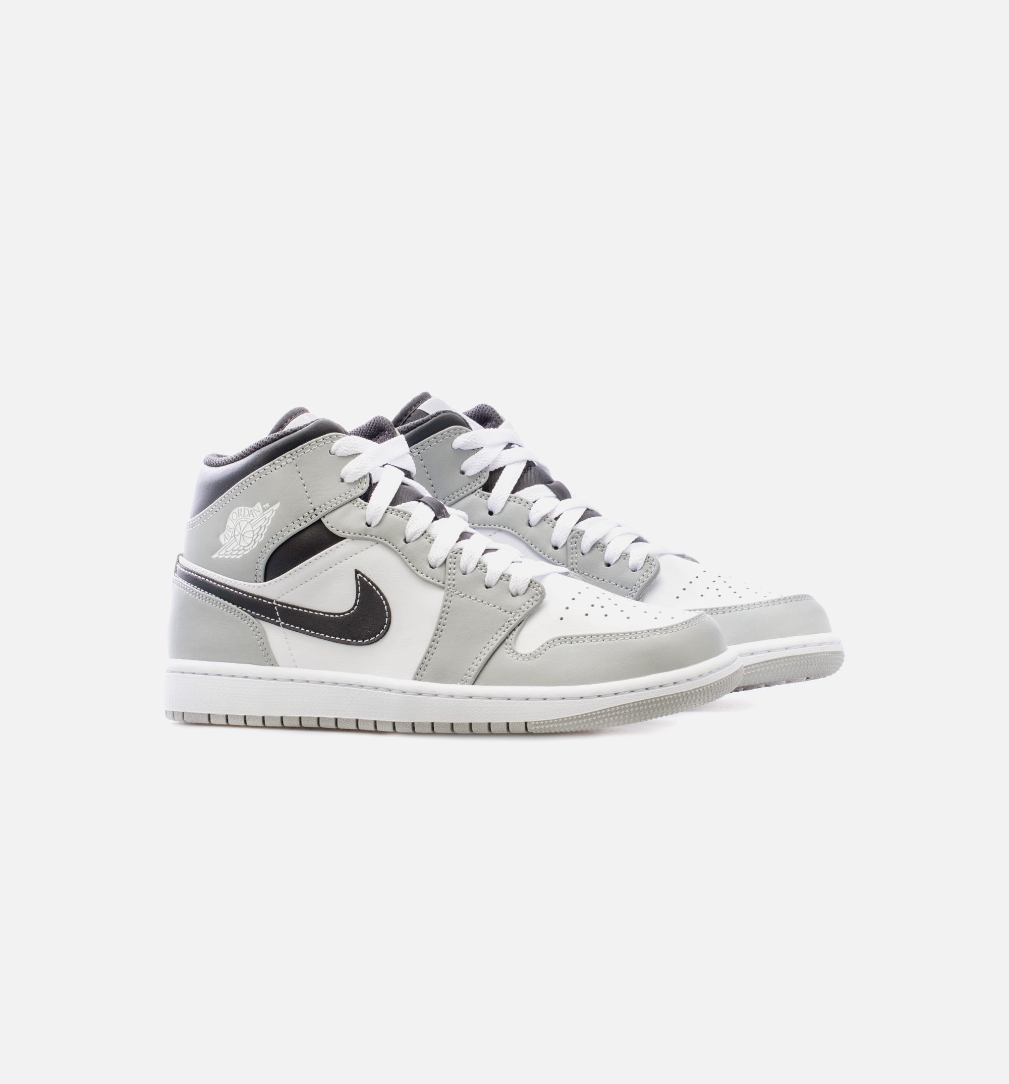 Air Jordan 1 Mid Light Smoke Grey Mens Lifestyle Shoe - Grey/White Limit One Per Customer、mySite、dreamappss