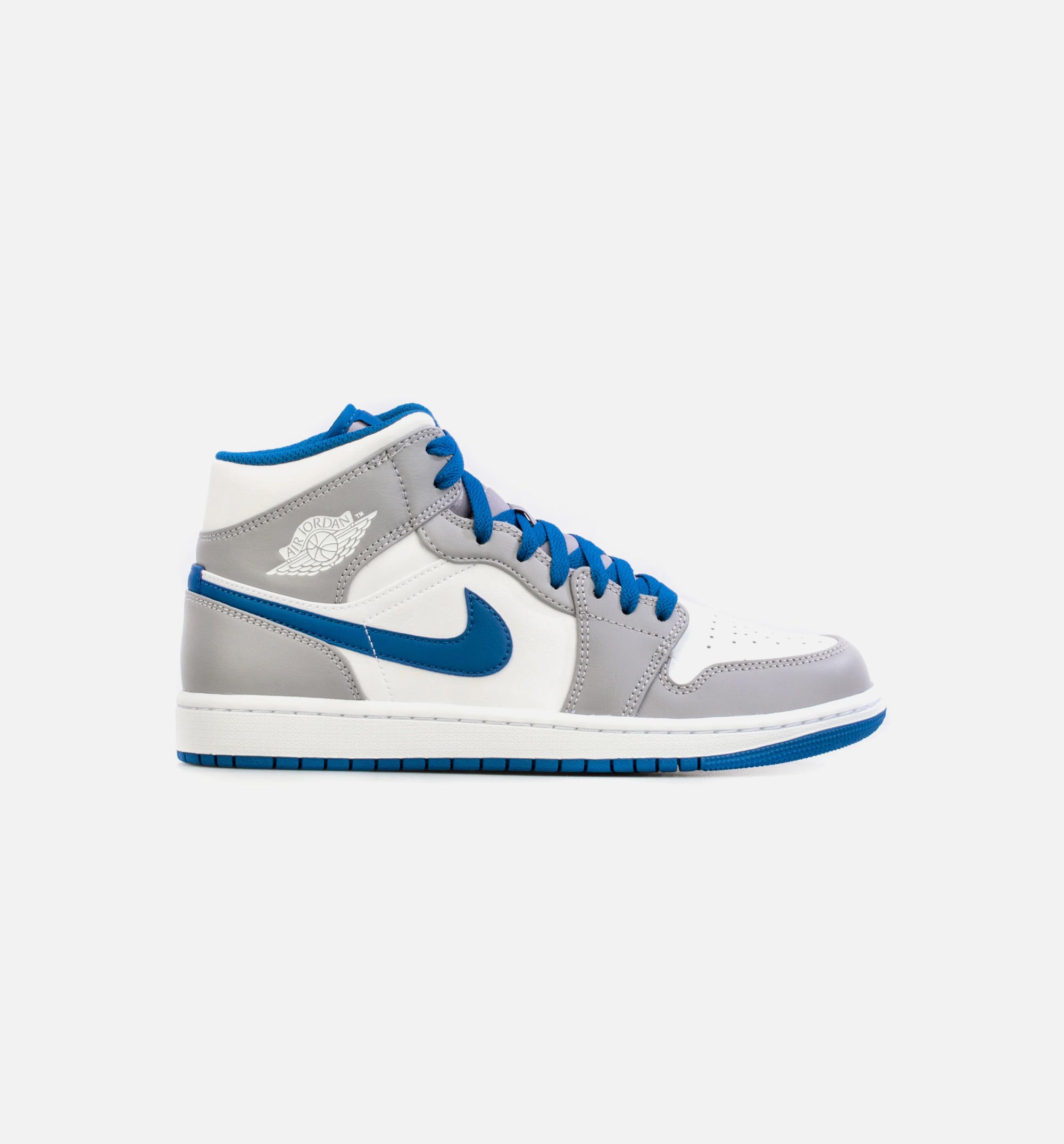 Air Jordan 1 Mid True Blue Mens Lifestyle Shoe - Grey/Blue、mySite、dreamappss