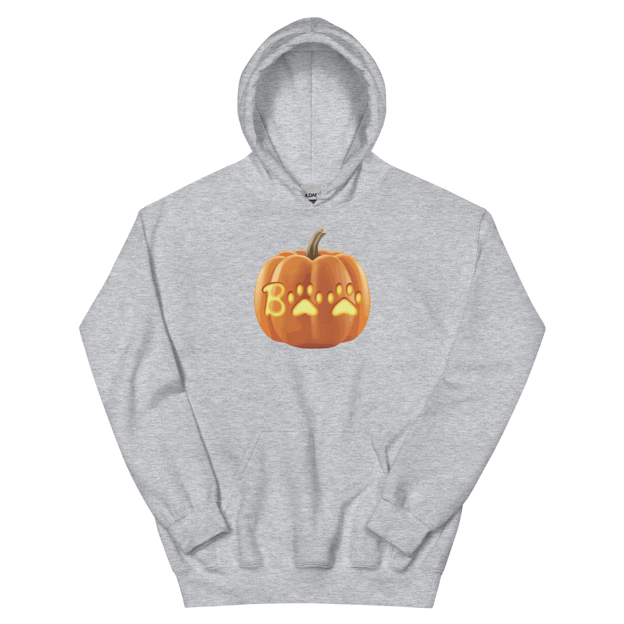 Paw Print Boo Pumpkin Hoodie、mySite、camillekostekn