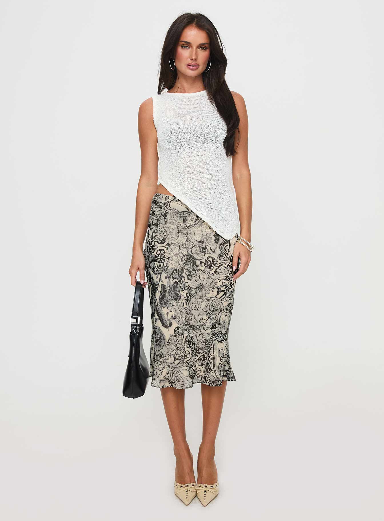 Andromeda Knit Top Ivory、mySite、solidvoid