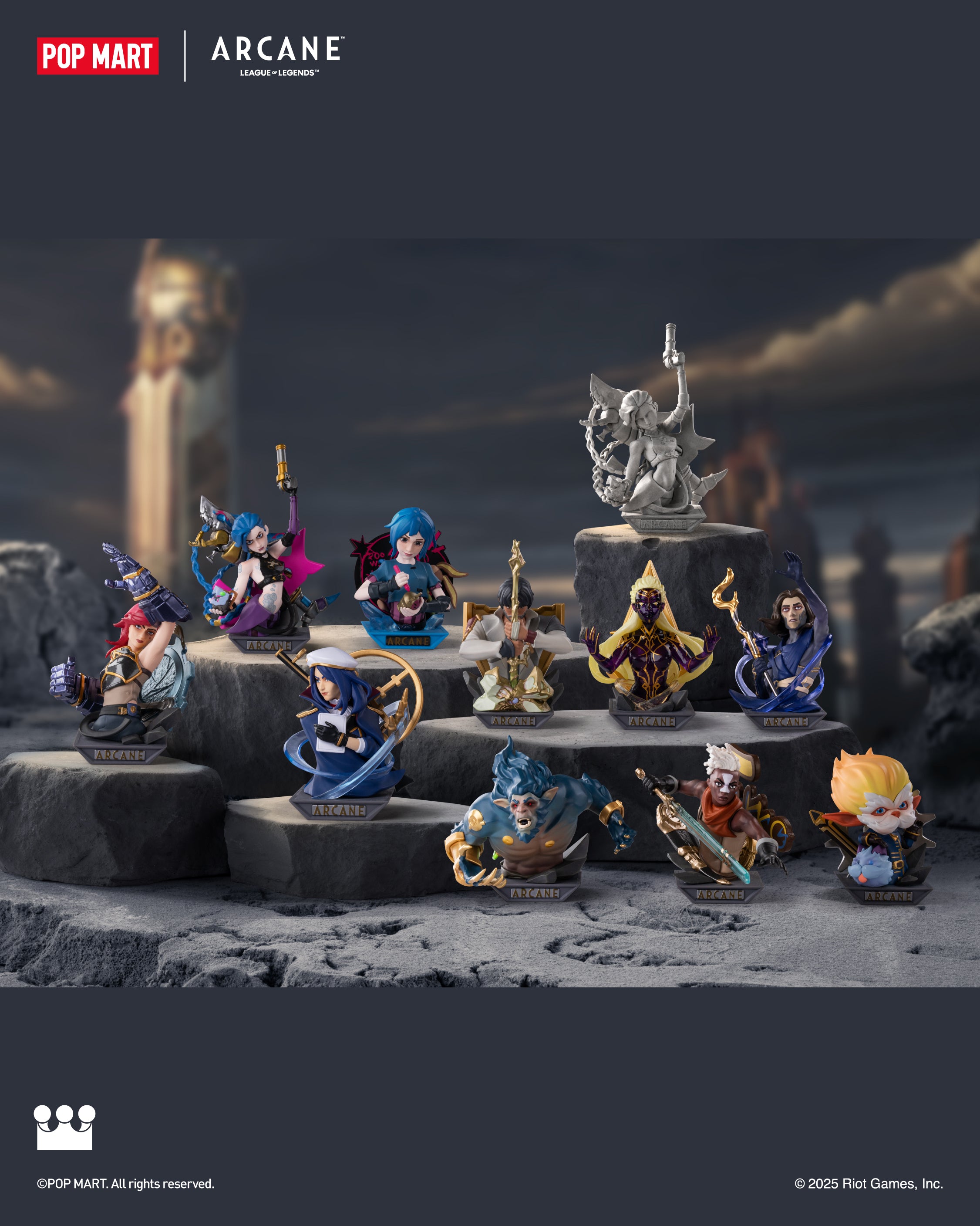  POP MART League of Legends: Arcane Series Figures、mySite、greenlandpopulation