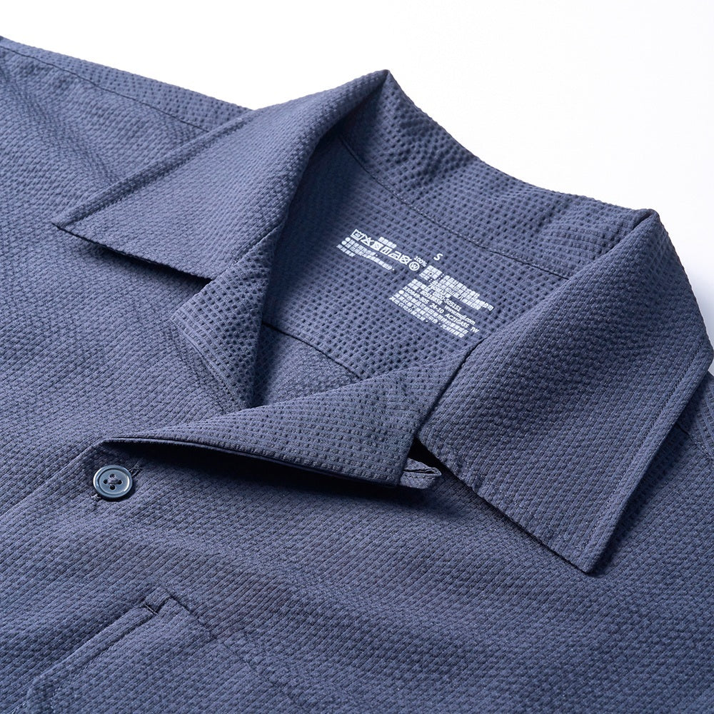  Men's Breathable Seersucker Shirt Jacket、mySite、sugarbowlscore