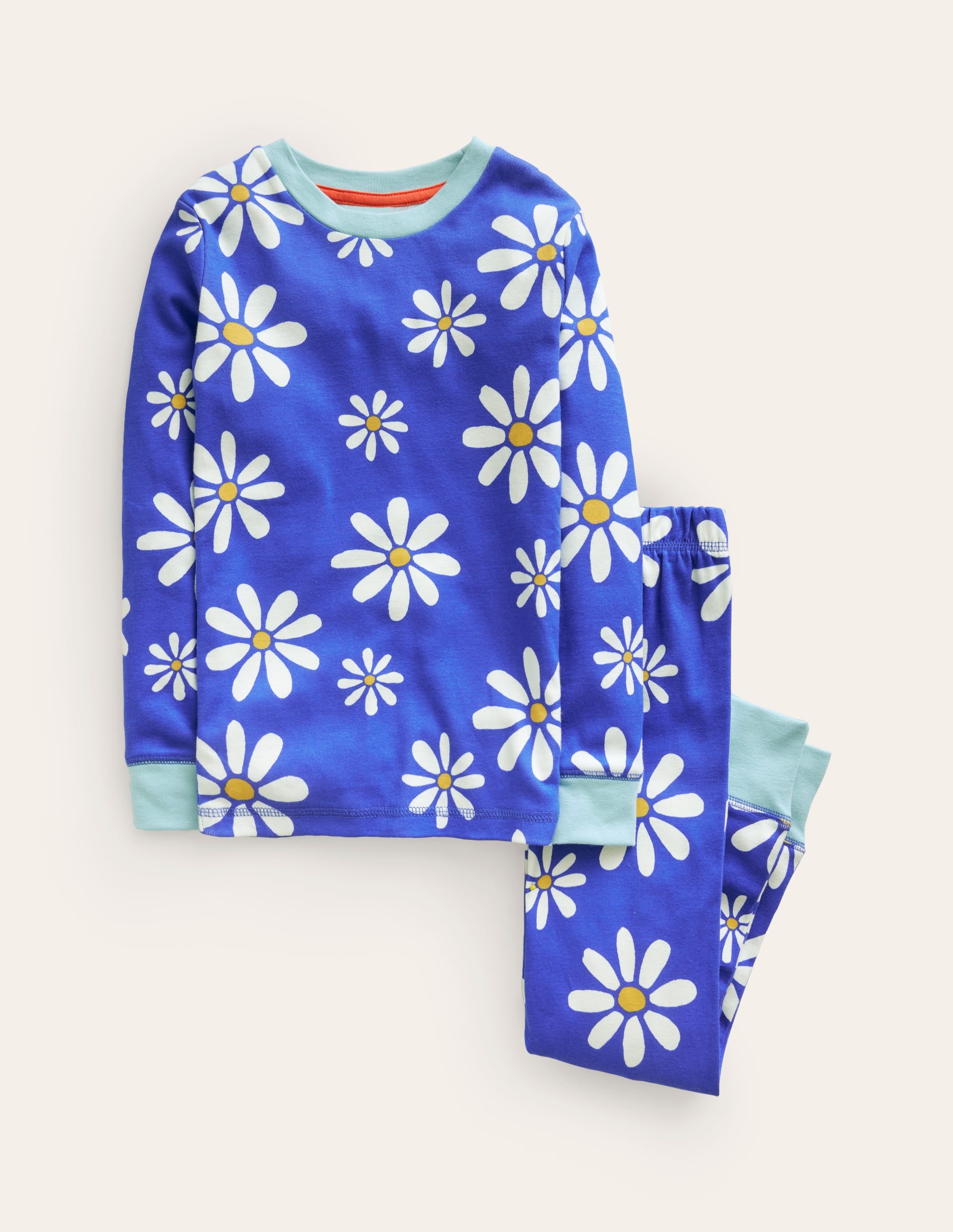  Snug Glow-In-The-Dark Pyjamas-Sapphire Blue Daisies、mySite、ashleygrahame