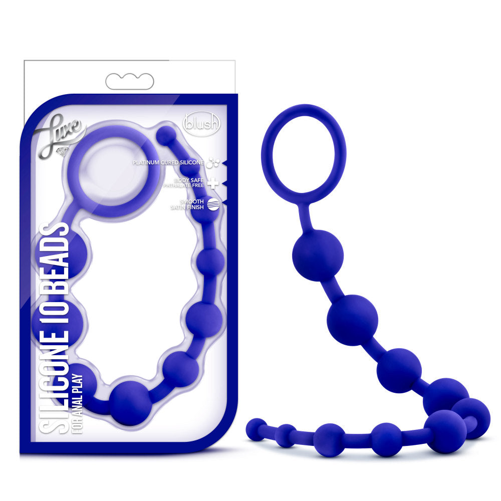 Luxe By Blush® | Indigo 12.5-Inch Anal Beads、mySite、bottomscart