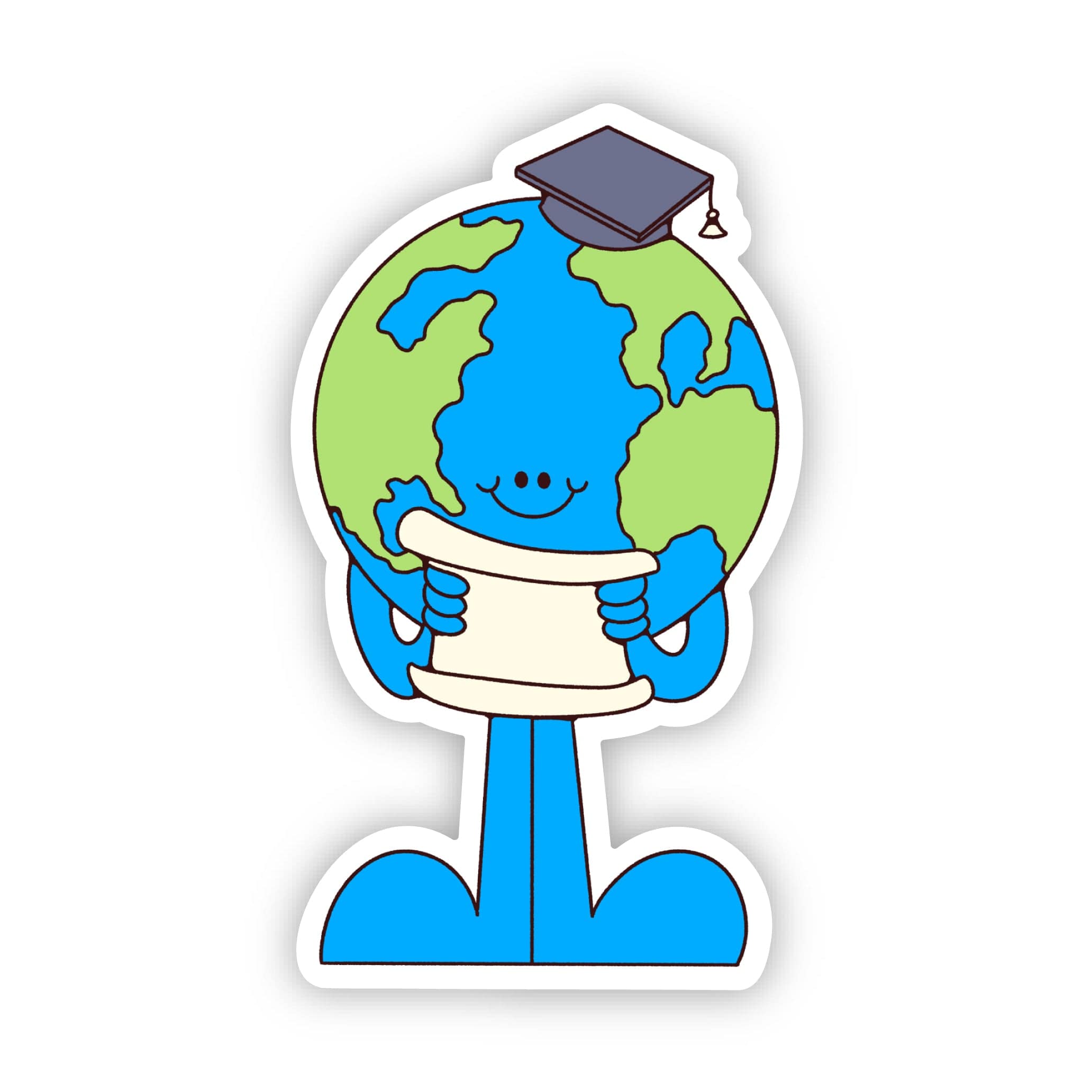  World Graduate In Cap Diploma Sticker、mySite、elrpsem3k