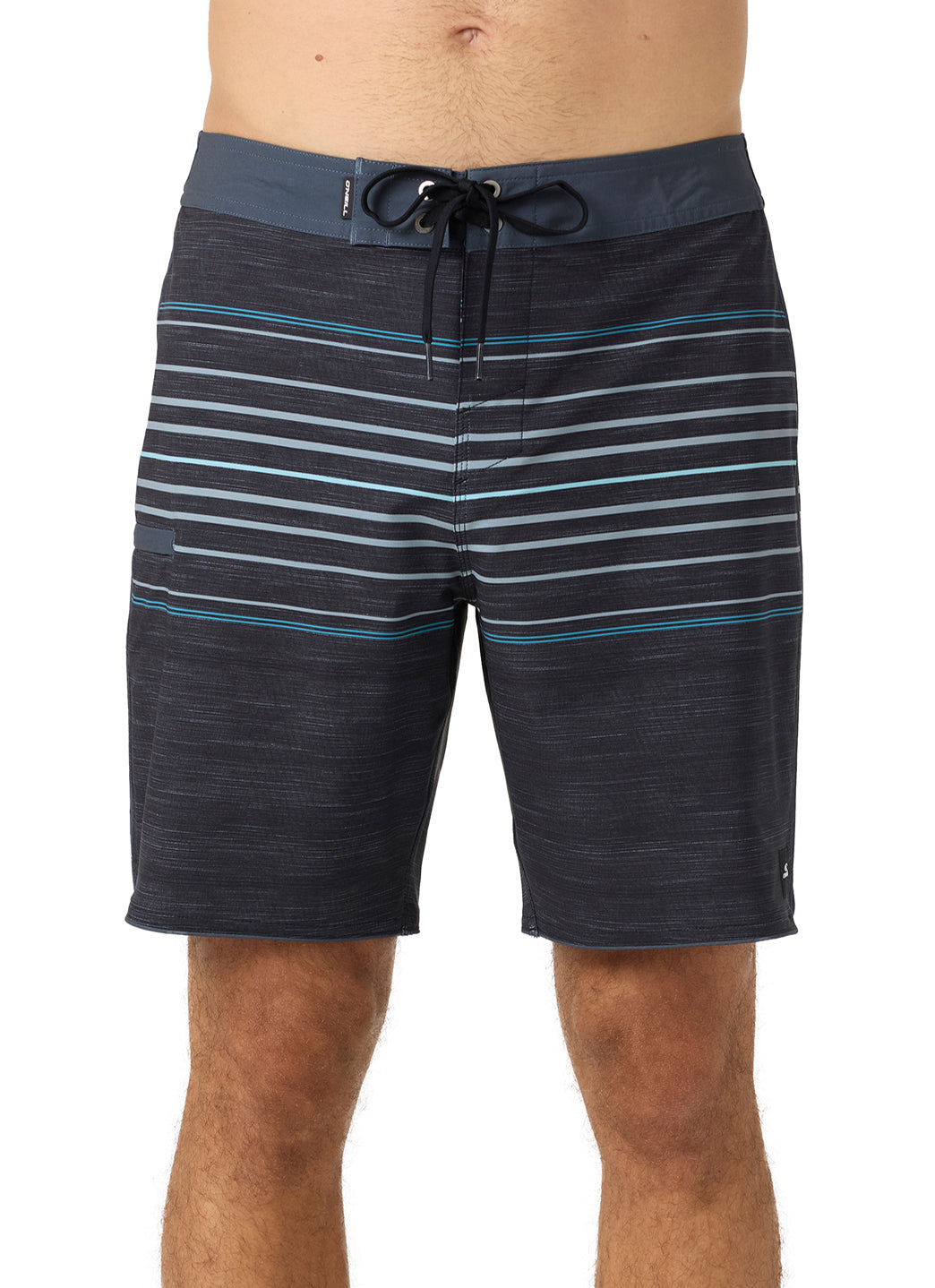 O'Neill Men's 18 Hyperfreak Heat Stripe Scallop Board Shorts、mySite、noshort