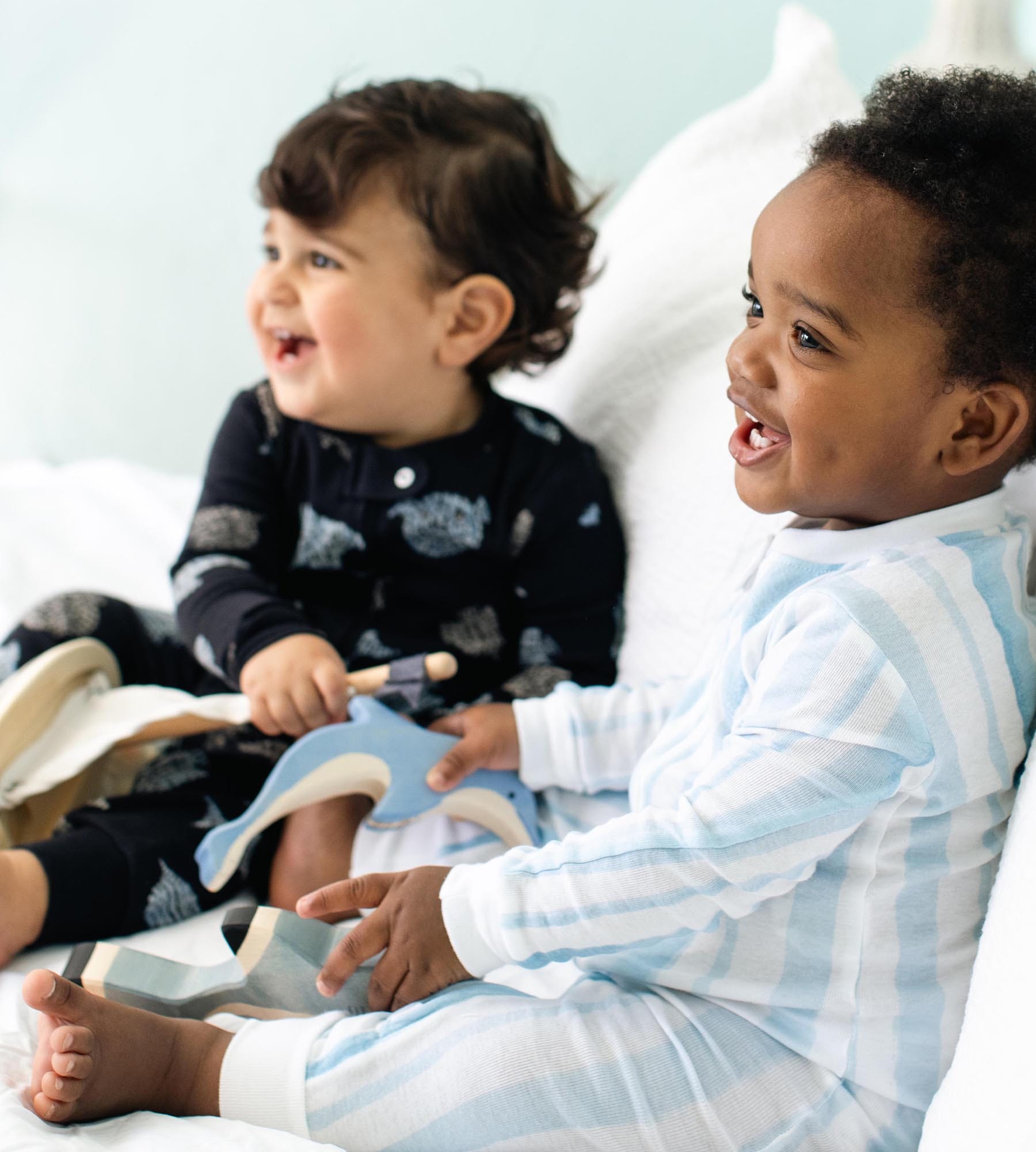  Mosaic Sea Animals Organic Cotton Two-Piece Pajamas 2 Pack、mySite、layawaytickets