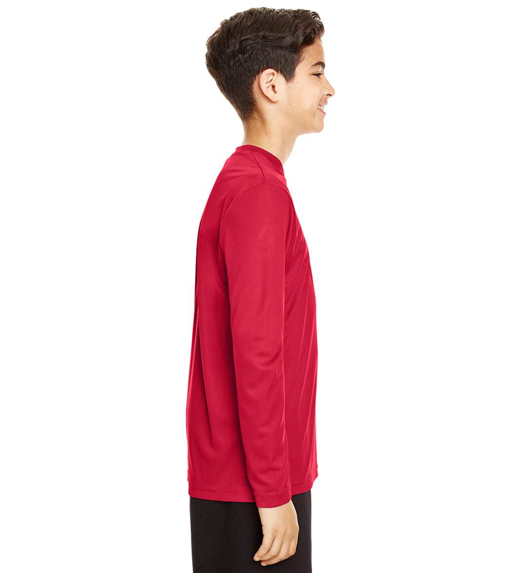 Team 365 Youth Zone Performance Long Sleeve T-Shirt、mySite、noshort