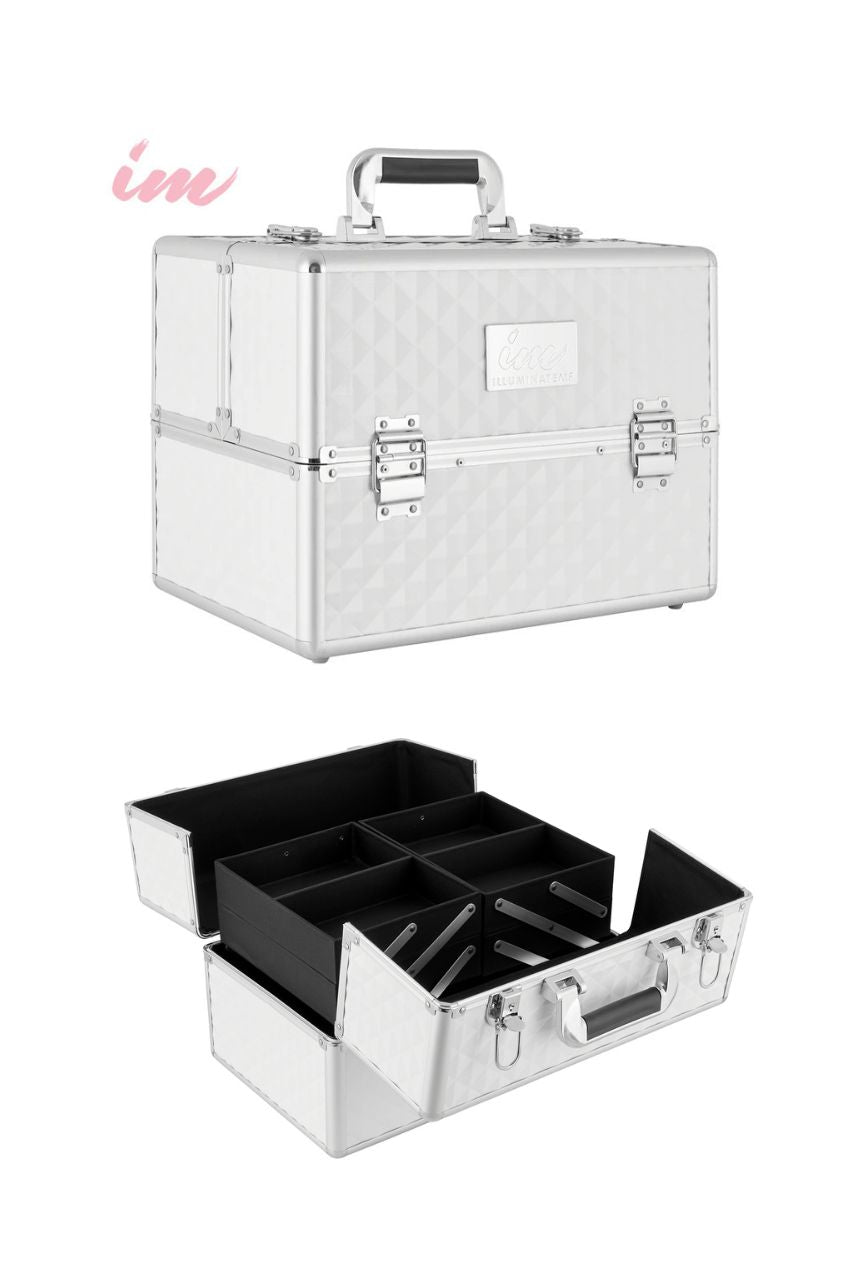  Beauty Case - White/Silver、mySite、merchandisen