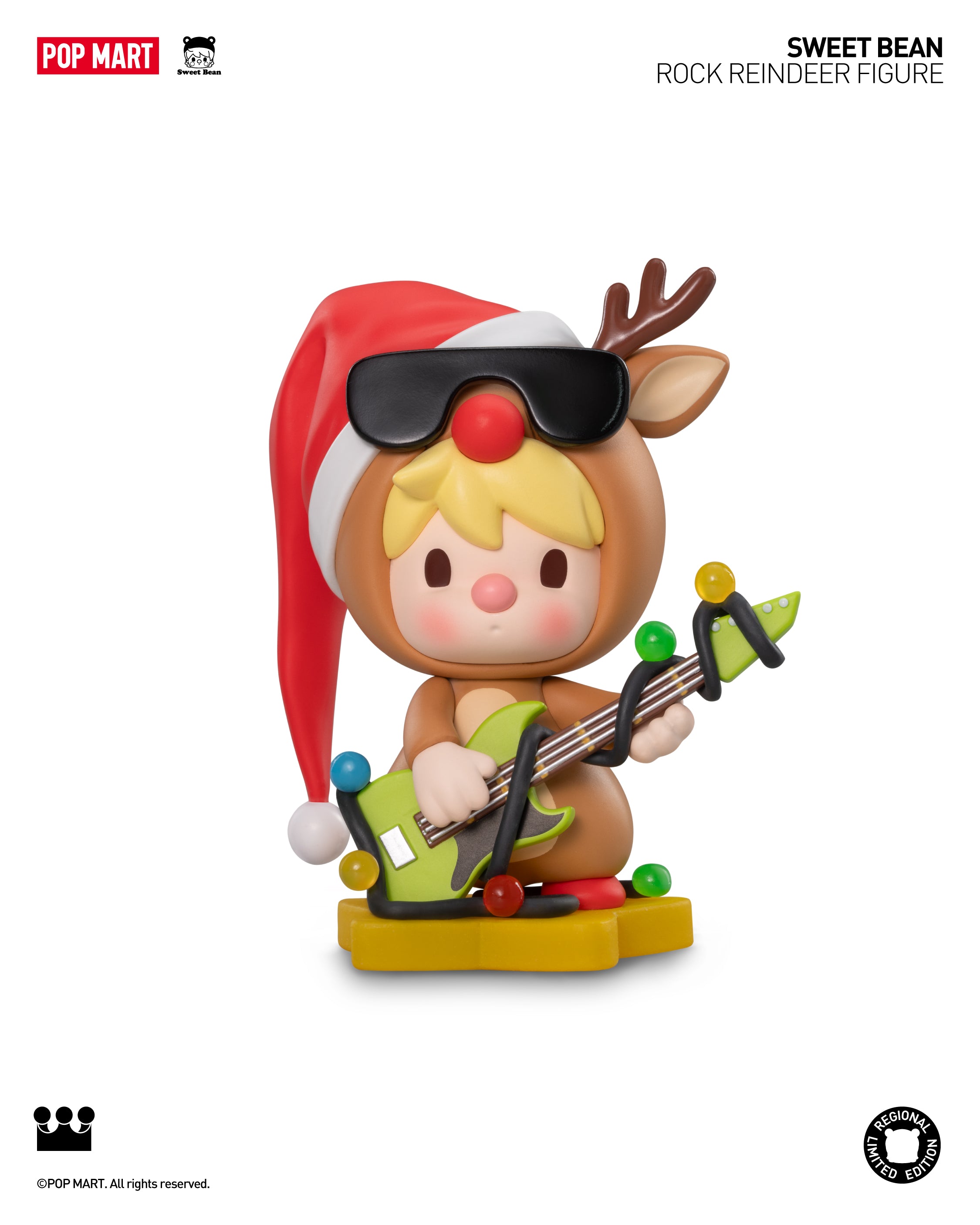 POP MART Sweet Bean Rock Reindeer Figure、mySite、greenlandpopulation