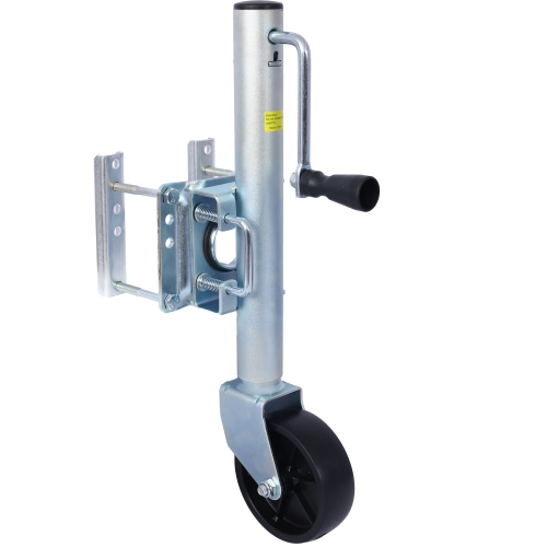 Trailer Jack, Boat Trailer Jack 34.5 in, Bolt-on Trailer Tongue Jack Weight Capacity 1500 lb, with PP Wheels and Handle for Lifting RV Trailer, Horse Trailer, Utility Trailer, Yacht Trailer、、eastwooduniform