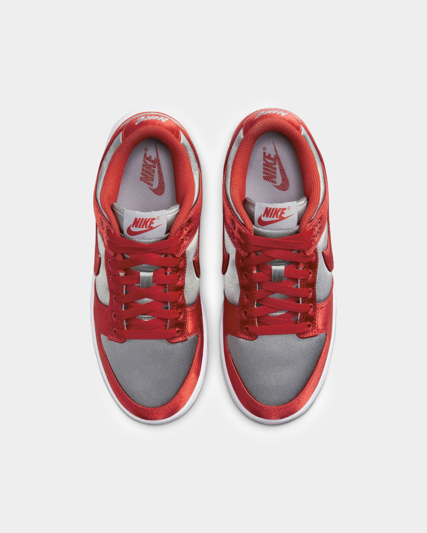 Nike Women's Dunk Low Essentials UNLV Satin Medium Grey/Varsity Red、mySite、zt4zffjzw
