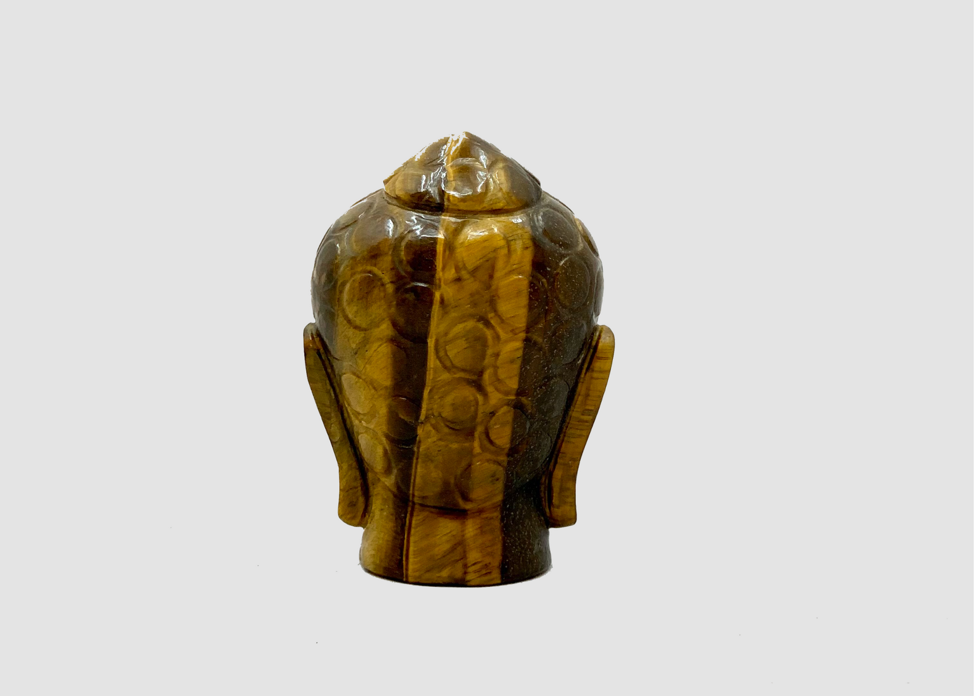 Buddha Head - Tiger Eye (7cm)、mySite、topwebapps