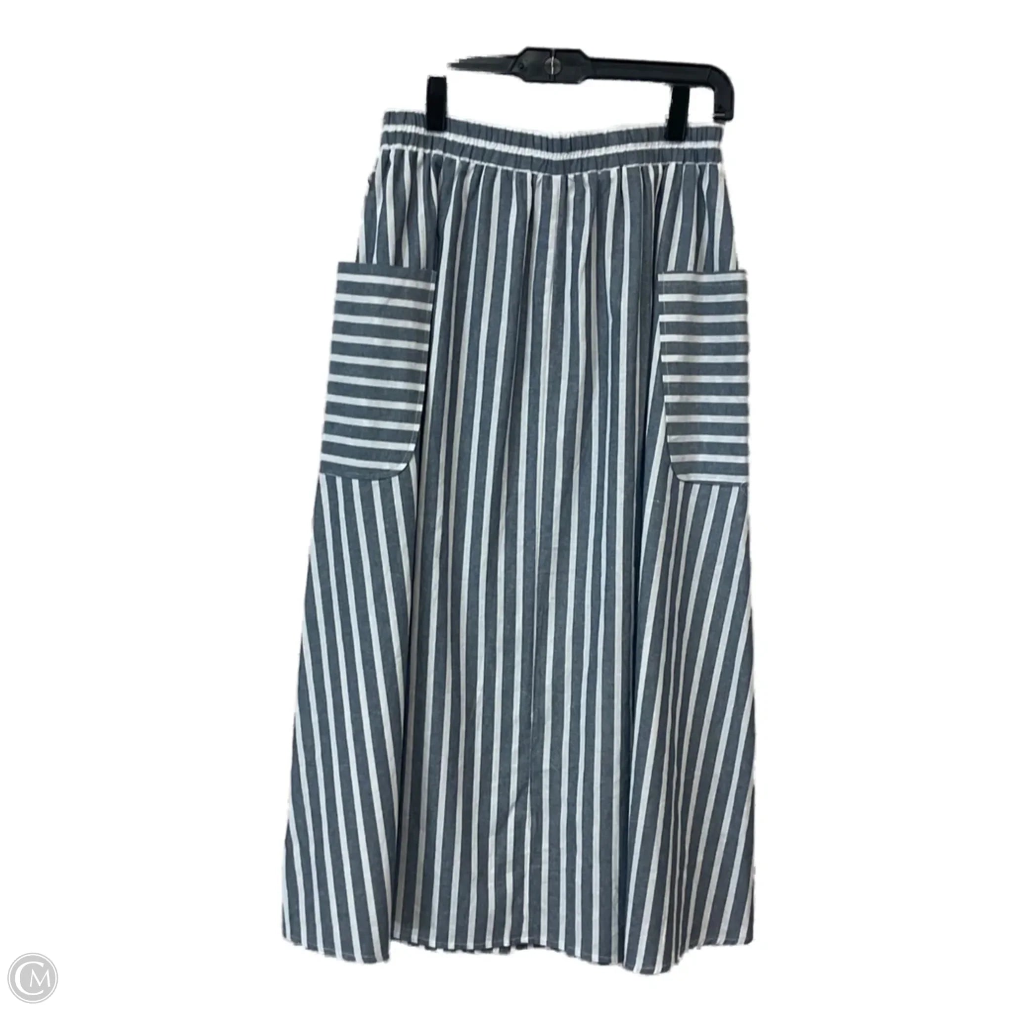 Skirt Midi By MODERN ATTRACTION In Blue, Size: M、mySite、garagedoors4me