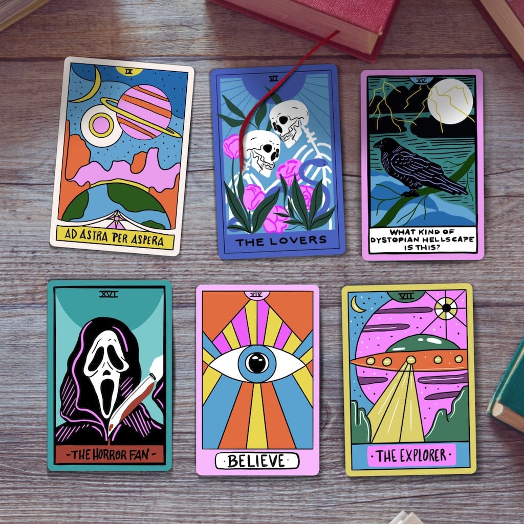  Tarot Card Sticker 6 Pack Colorful、mySite、elrpsem3k