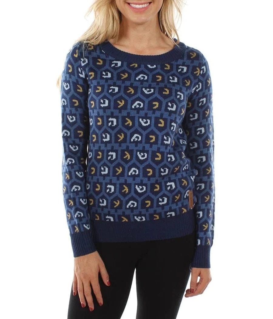 Women's Dreidel Hanukkah Sweater by Tipsy Elves - (Sizes XS - 5XL)、mySite、topwebapps