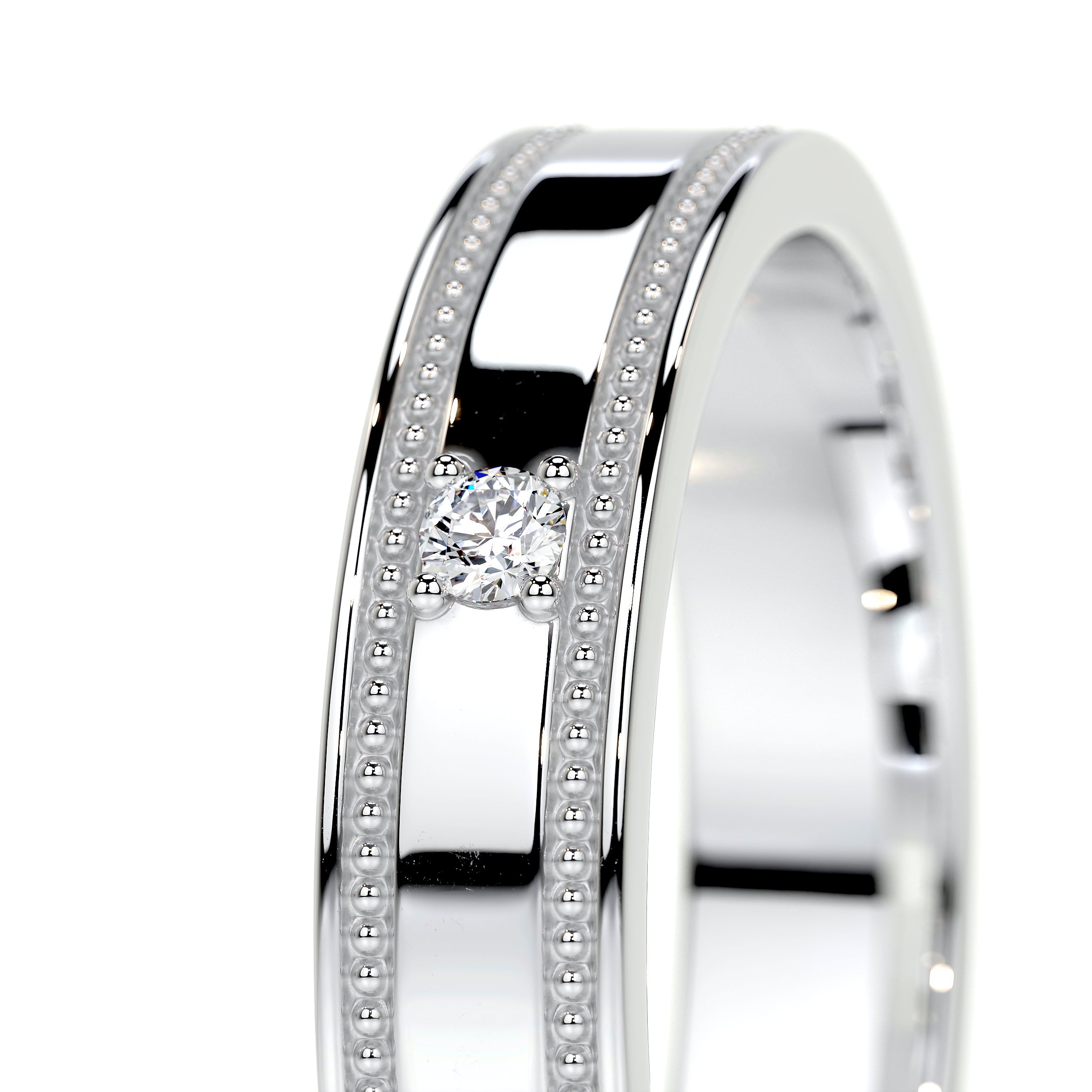 Sherry Lab Grown Diamond Wedding Ring (0.02 Carat) -Platinum、mySite、hinf8tx79