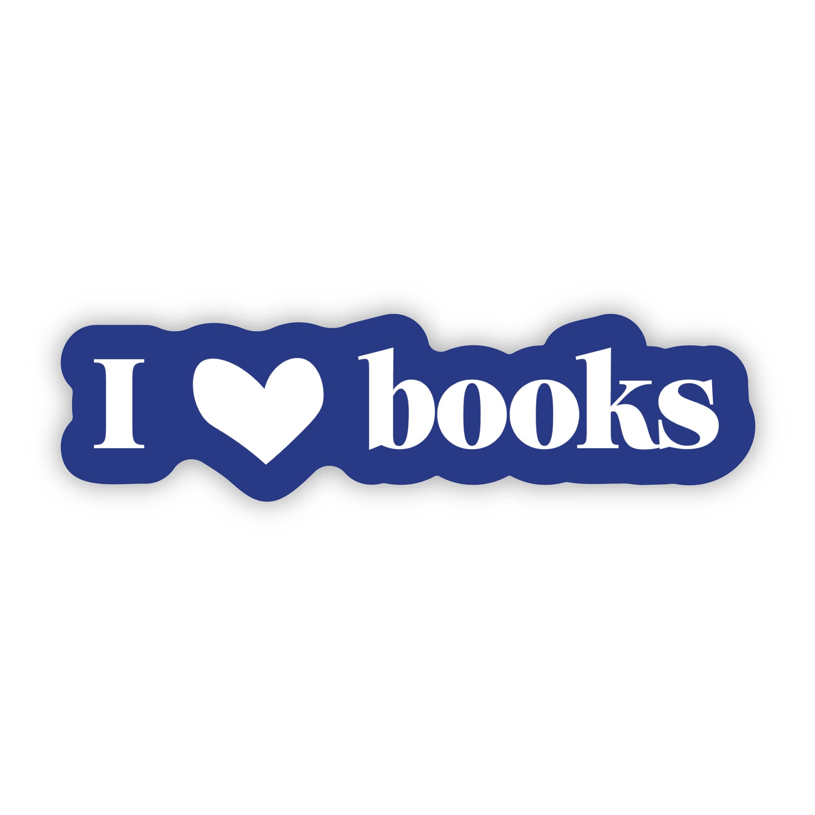  I Love Books Text Sticker、mySite、elrpsem3k