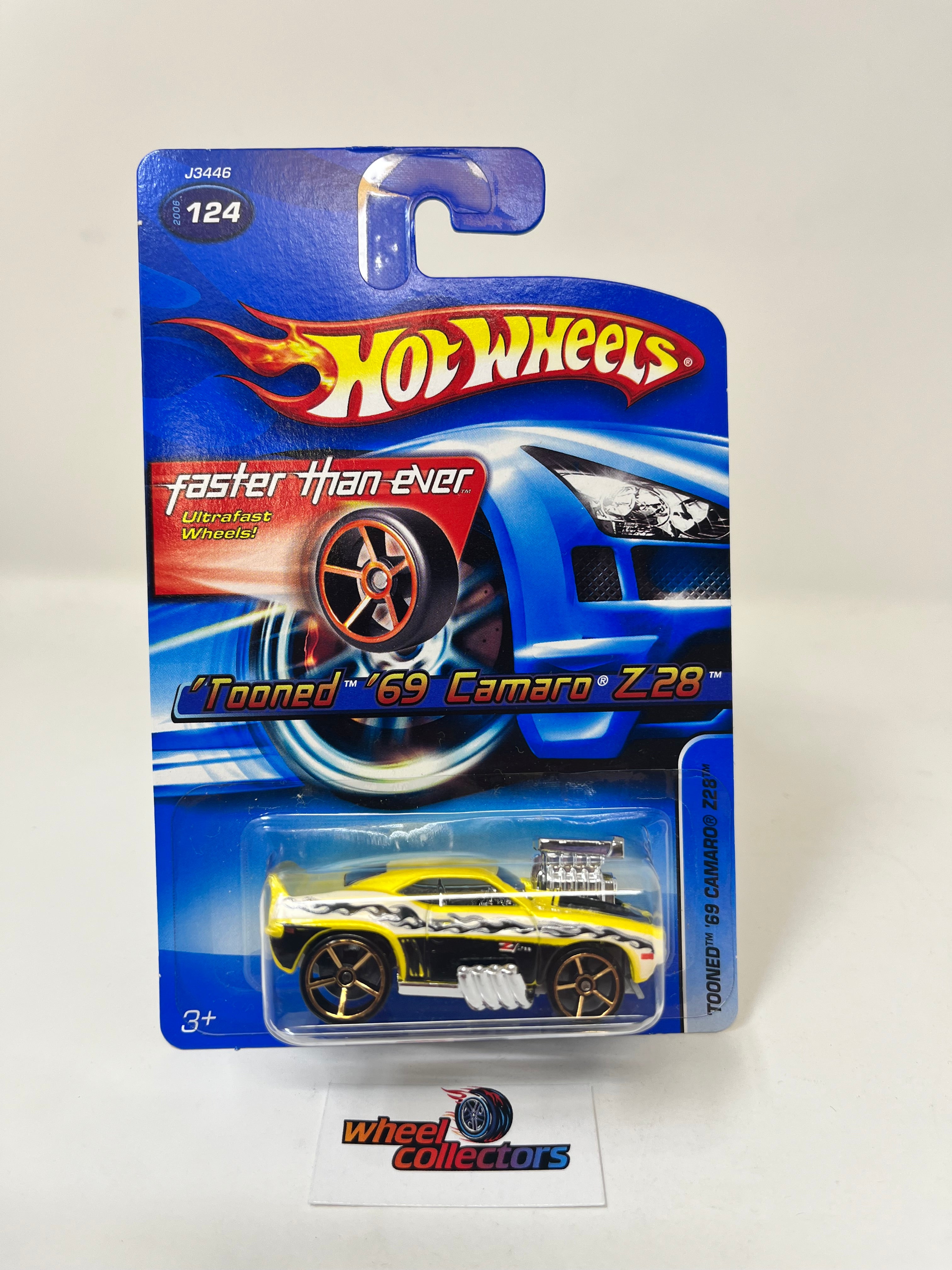 Tooned '69 Camaro Z28 #124 * 2006 Hot Wheels * Faster Than Ever、mySite、hgirdovlk