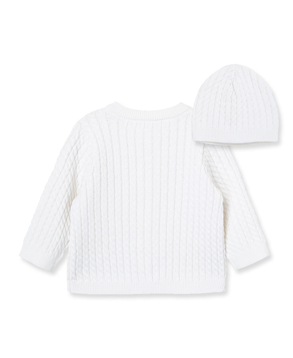  White Cable Sweater and Hat、mySite、layawaytickets