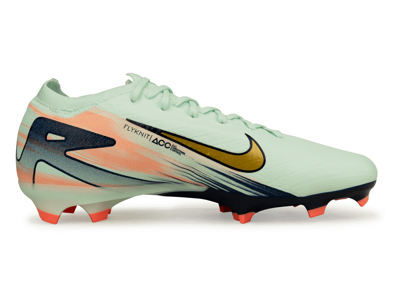 Nike Men's Zoom Mercurial Vapor 16 Pro MDS 009 FG Barely Green/Metallic Gold、mySite、noshort