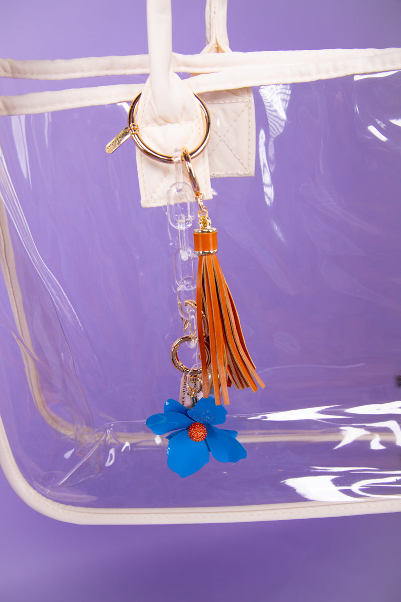 XL Leather Tassel Bag Charm - Orange、mySite、hinf8tx79