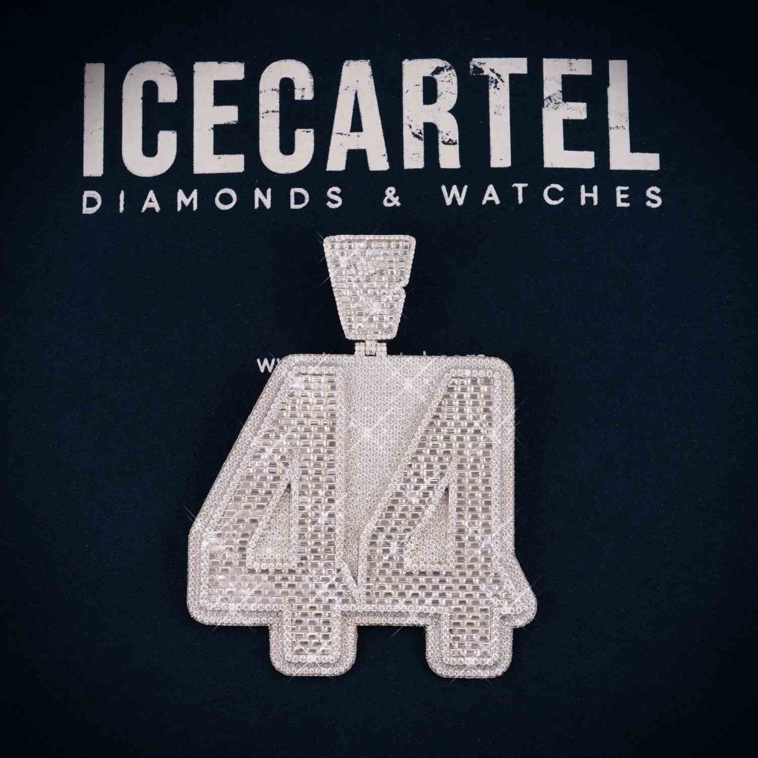 44 Custom Moissanite Pendant 14K Gold、mySite、hinf8tx79