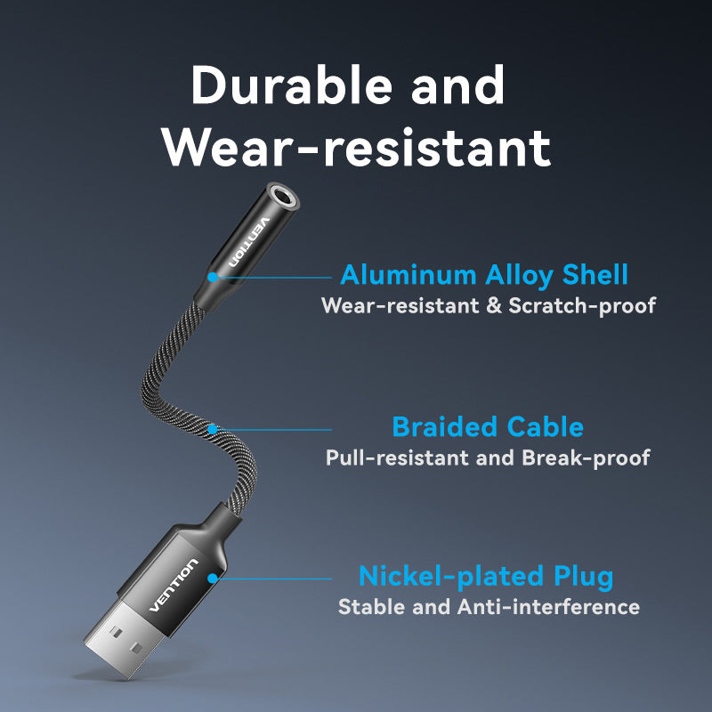 Vention USB External Sound Card、mySite、fannypackpong