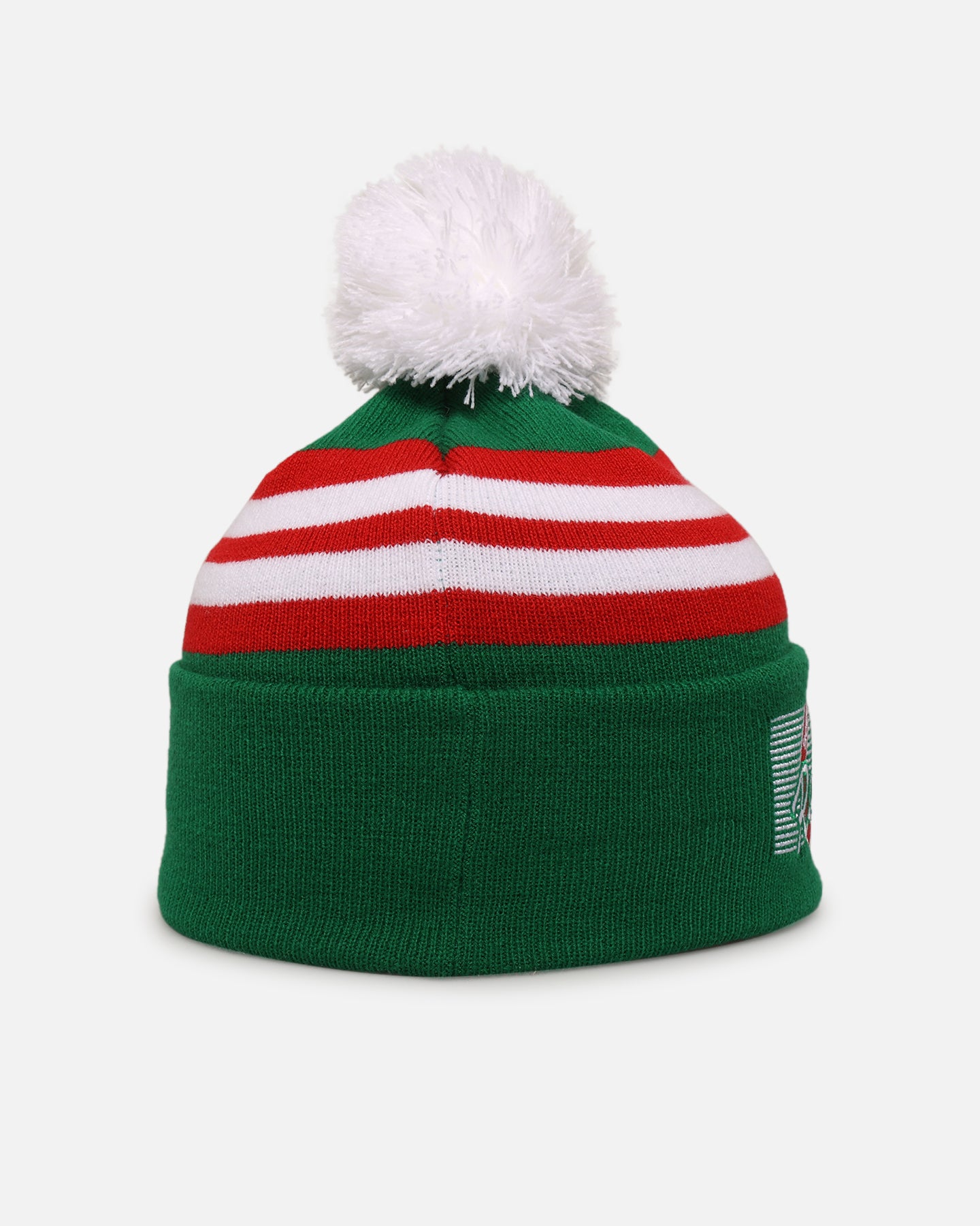 New Era South Sydney Rabbitohs 'NRL 2025 Collection' Knitted Badged Beanie Official Team Colour、mySite、zt4zffjzw