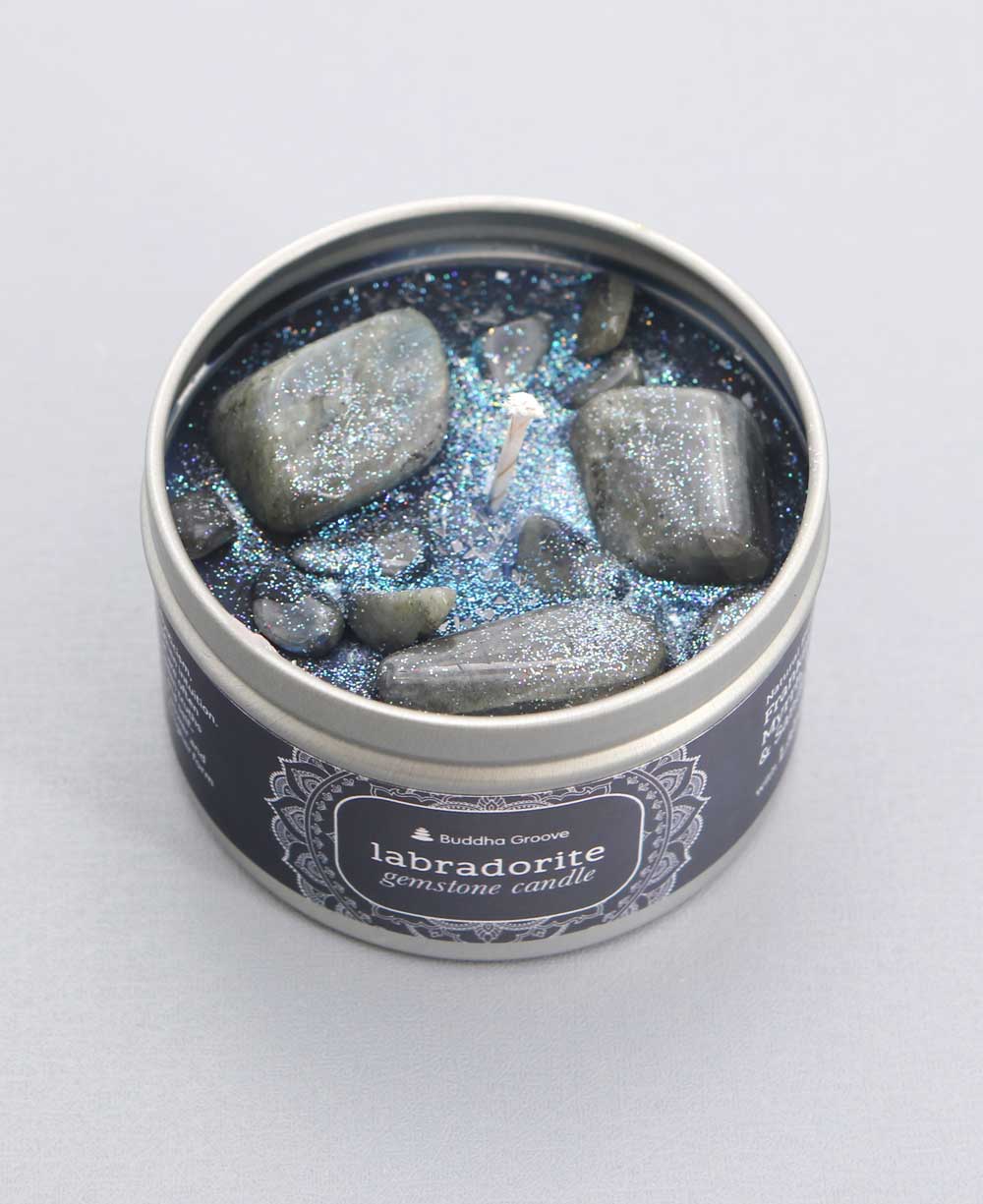 Magical Labradorite Gemstone Aromatherapy Candle、mySite、topwebapps