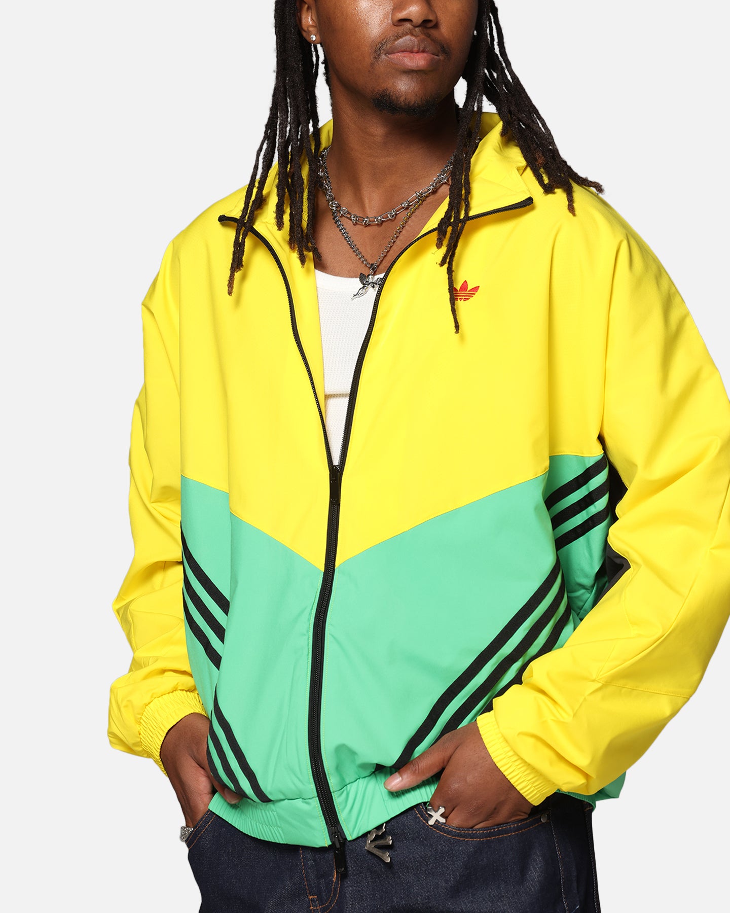 Adidas Originals Track Top Jacket Green/Yellow、mySite、zt4zffjzw